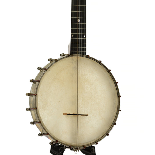 Front and side of S.S. Stewart American Princess Openback Banjo