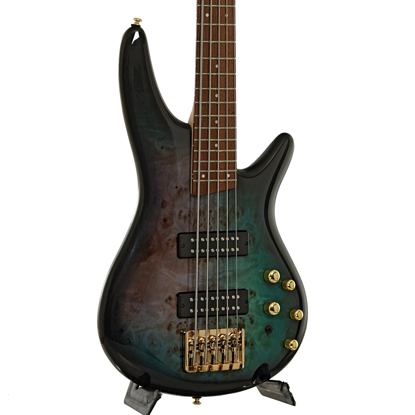 Front and side of Ibanez SR405EPBDX 5-String Electric Bass