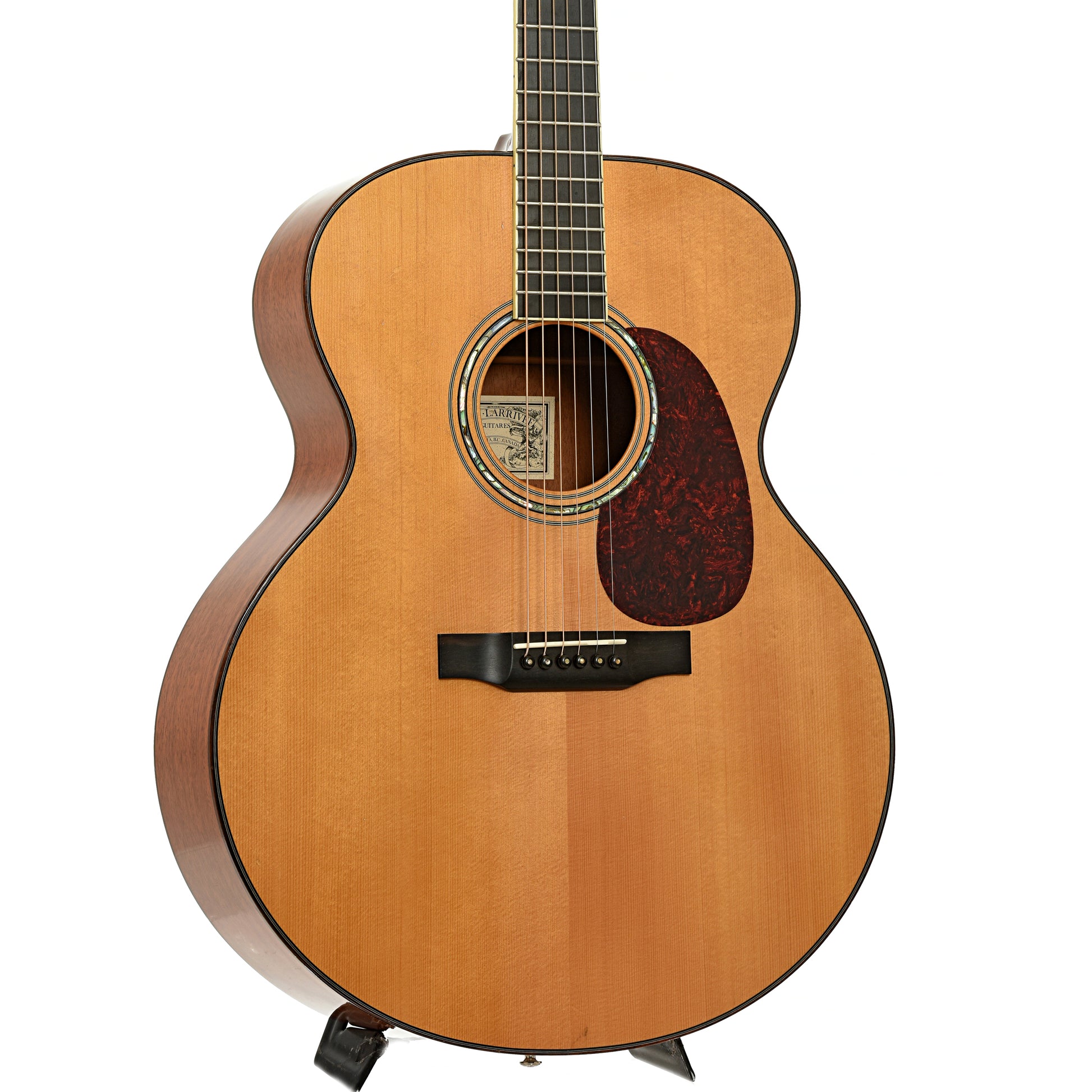 Front and side of Larrivee J-05 Acoustic Guitar