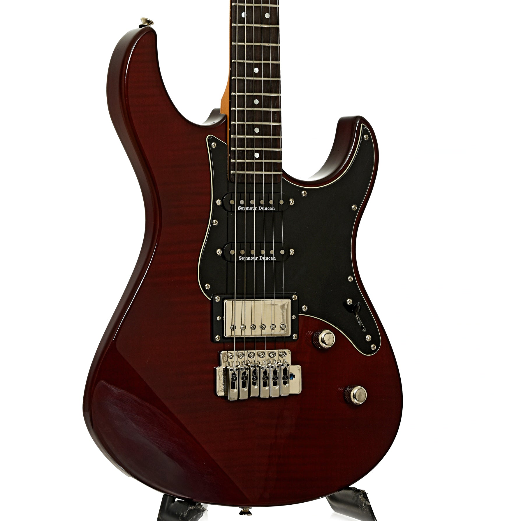 Front and side of Yamaha Pacifica 612VII FM Electric Guitar