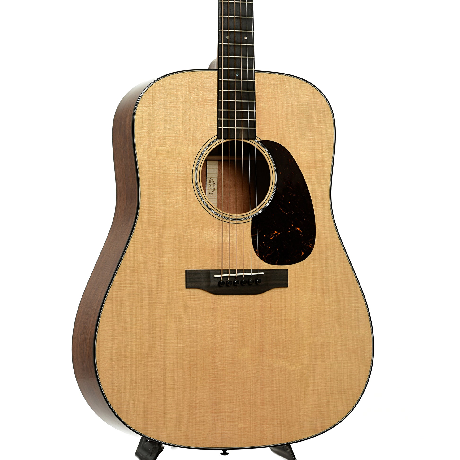 Front and side of Martin Super D-18 Guitar