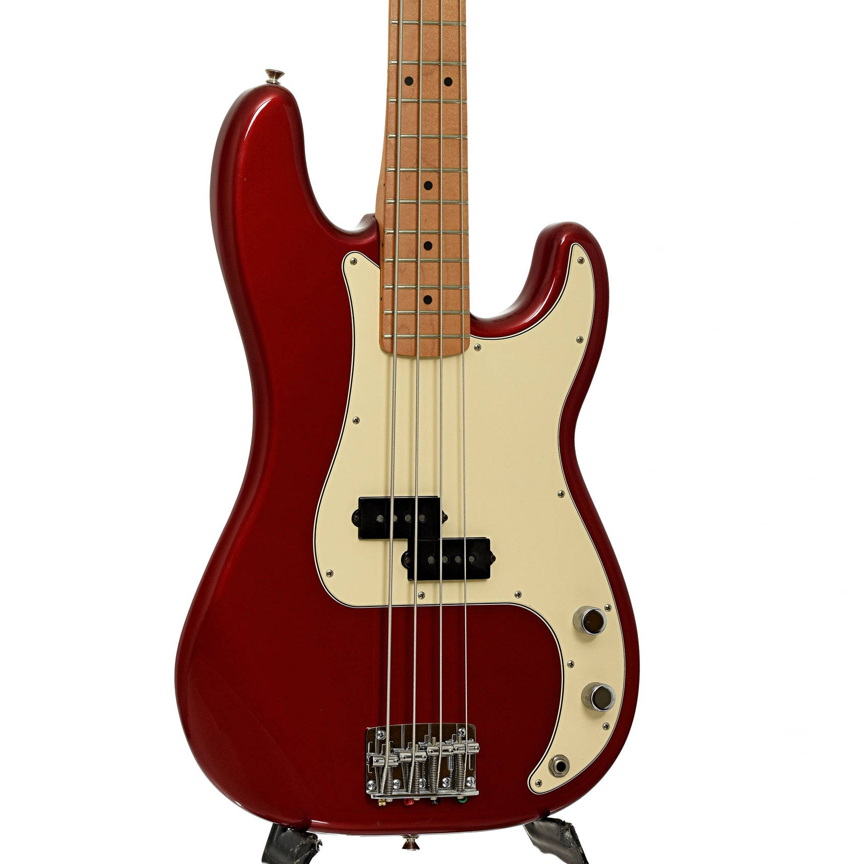 Front and side of Fender Standard Precision Electric Bass