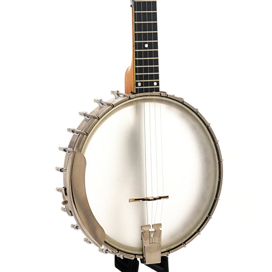 Front and side of Vega PS-5 Pete Seeger Extra Long Neck Banjo
