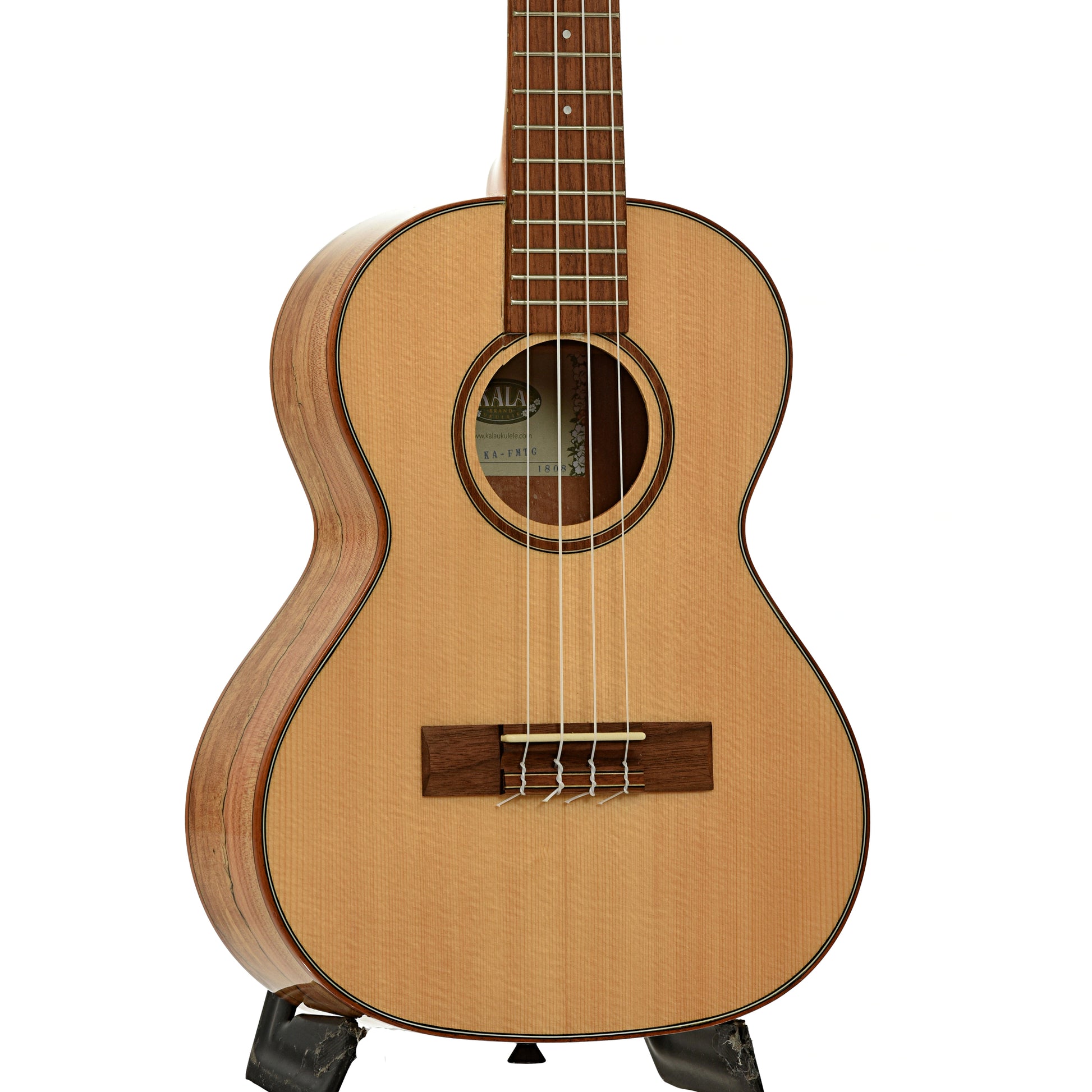 Front and side of Kala KA-FMTG Tenor Ukulele 