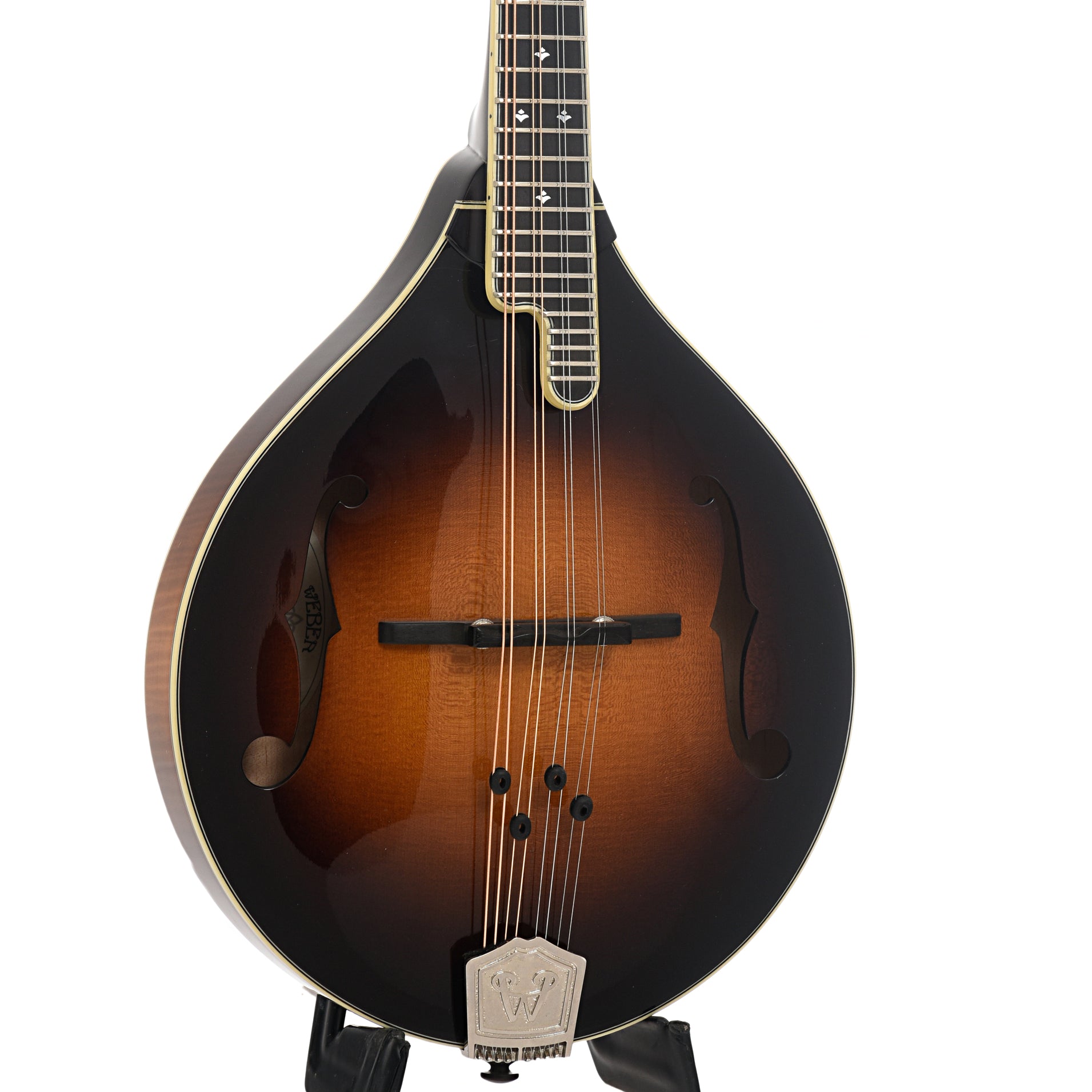 Front and side of Weber Yellowstone A Model Mandolin