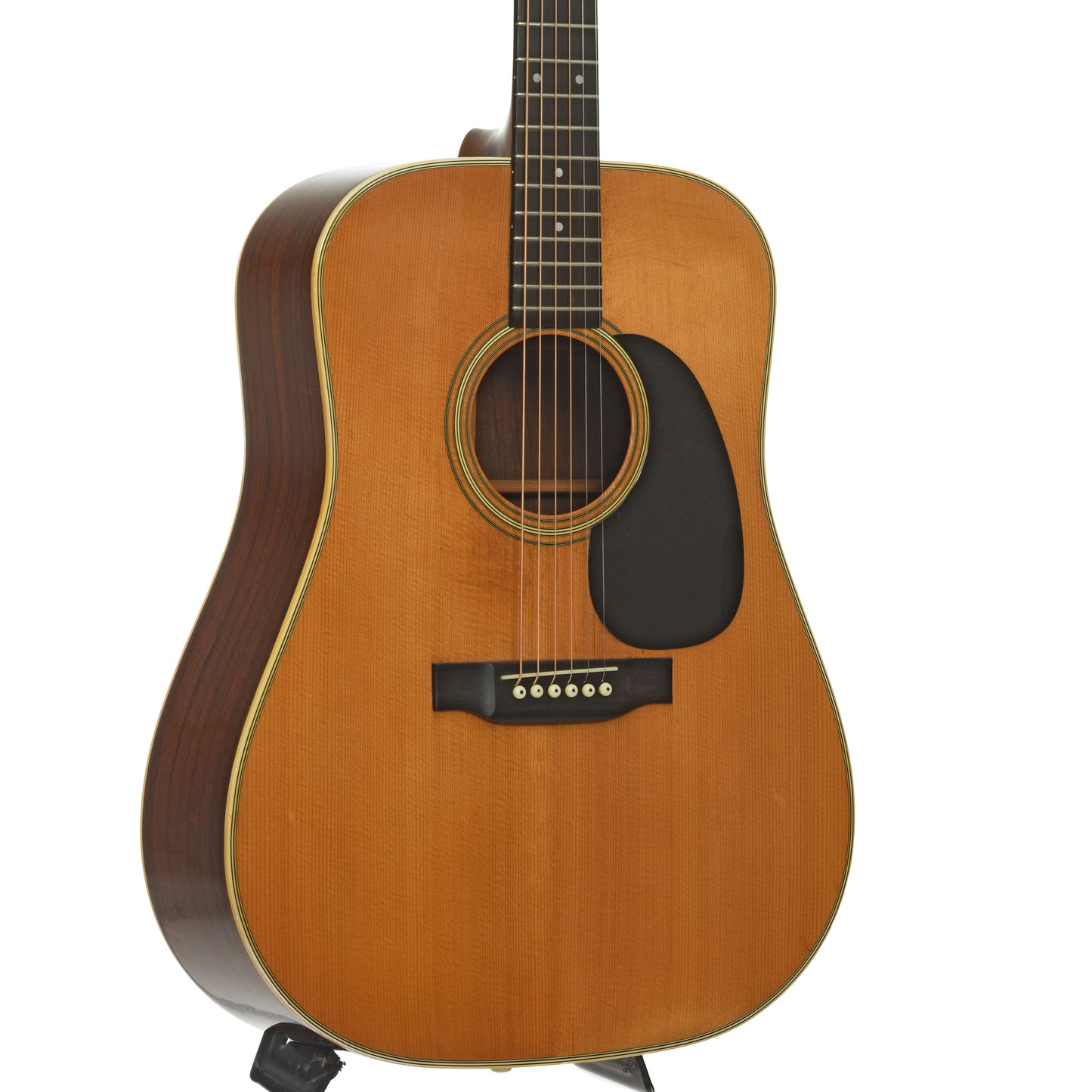 Front and side of Martin D-28 Acoustic Guitar 