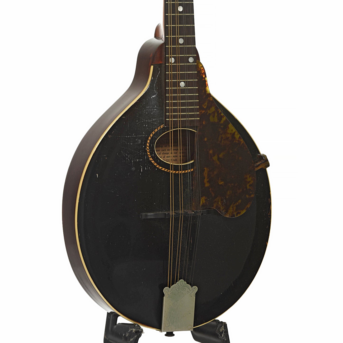 Front and side of Gibson A Mandolin