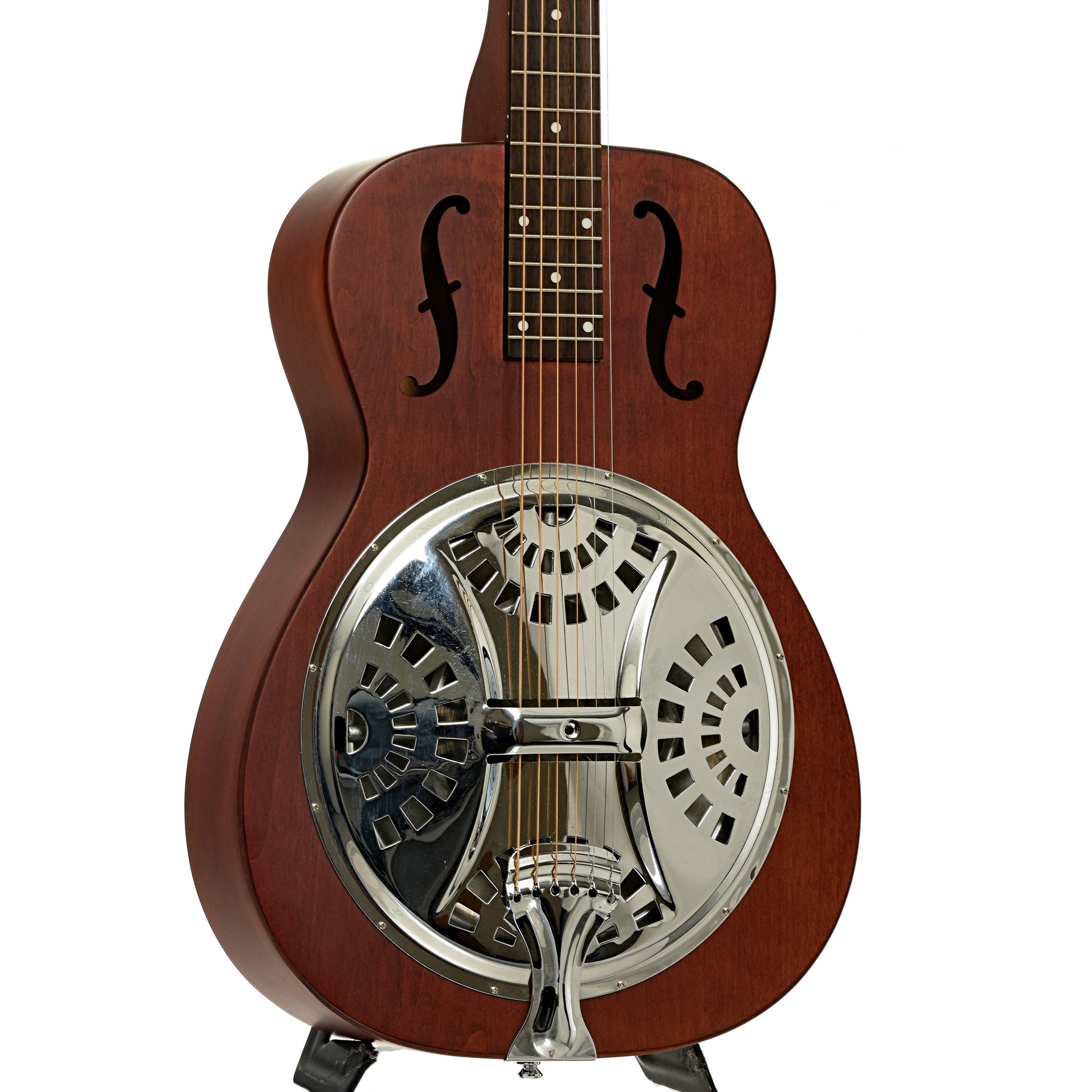 Front and side of Dobro Hound Dog Squareneck Resonator Guitar