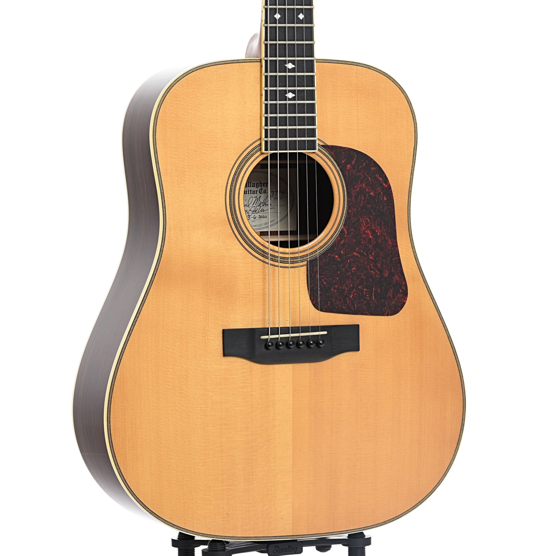 Front and side of Gallagher G-70 Acoustic Guitar (2020)