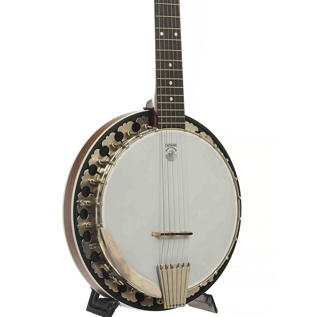 Front & Side of Deering Boston 6 Banjo-Guitar