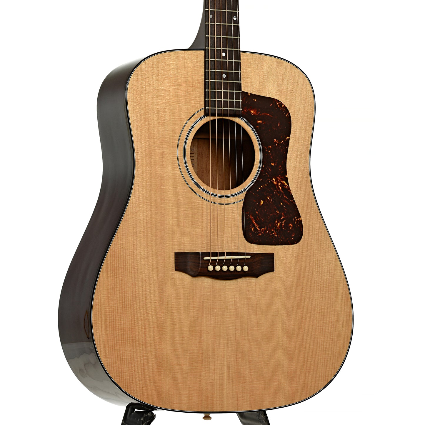 Front and side of Guild USA D-40 Traditional Acoustic Guitar 