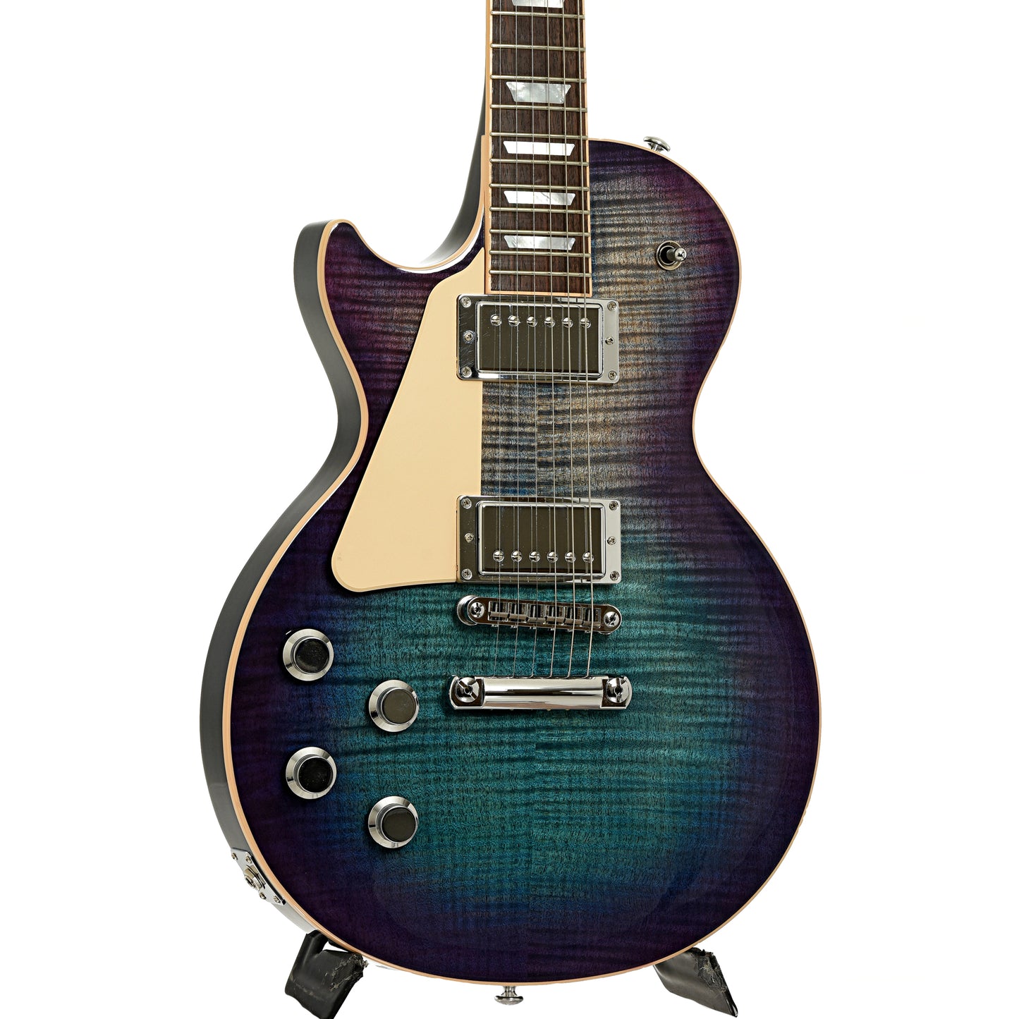 Front and side of Gibson Les Paul Standard High Performance LH Electric Guitar