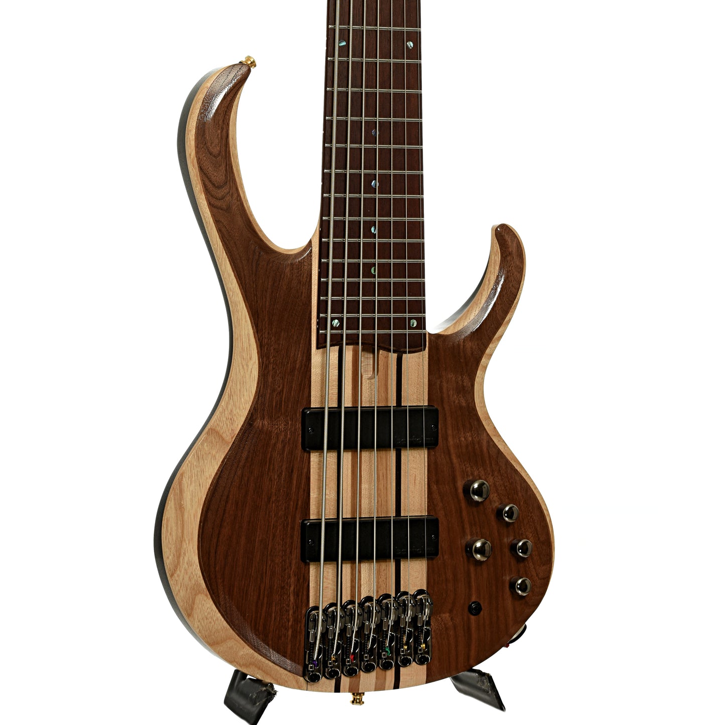 Front and side of Ibanez Standard BTB747 7-String Electric Bass