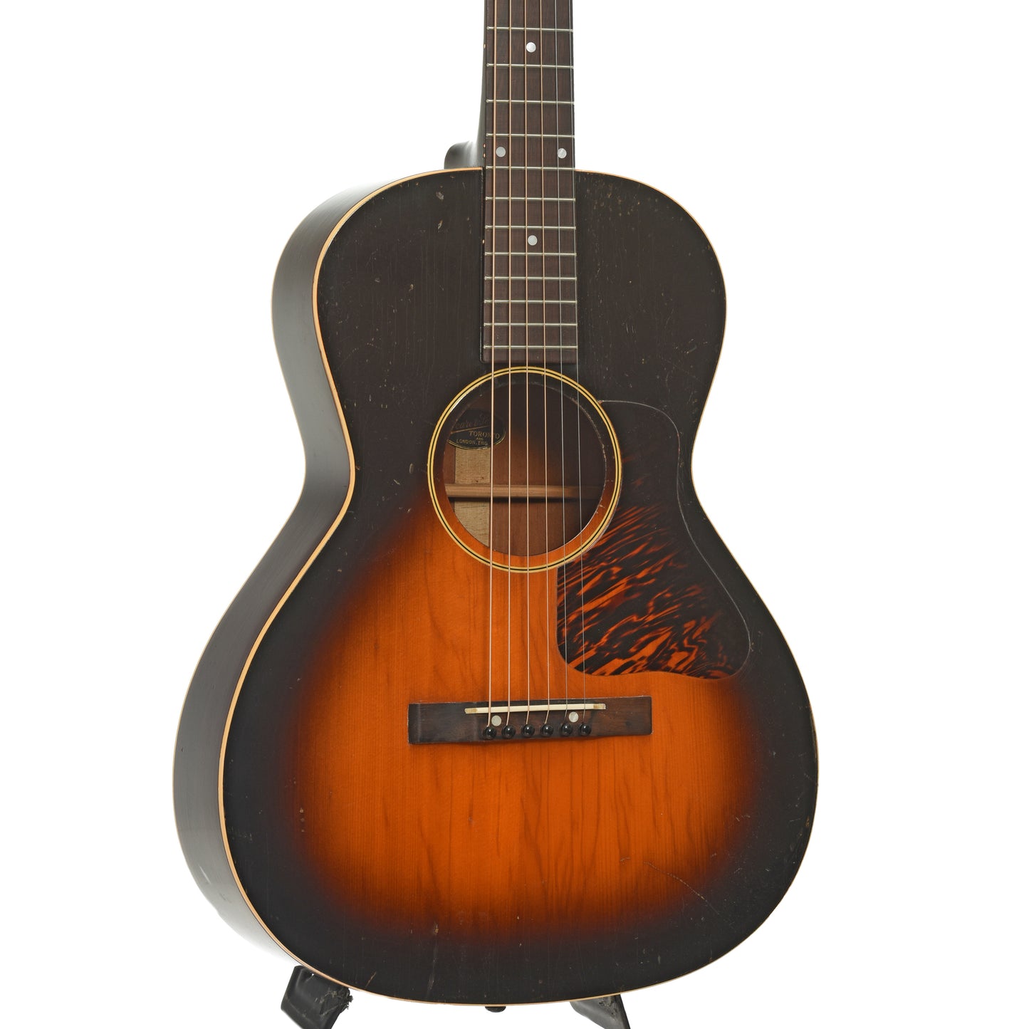 Front and side of Gibson HG-00 Conversion Guitar 