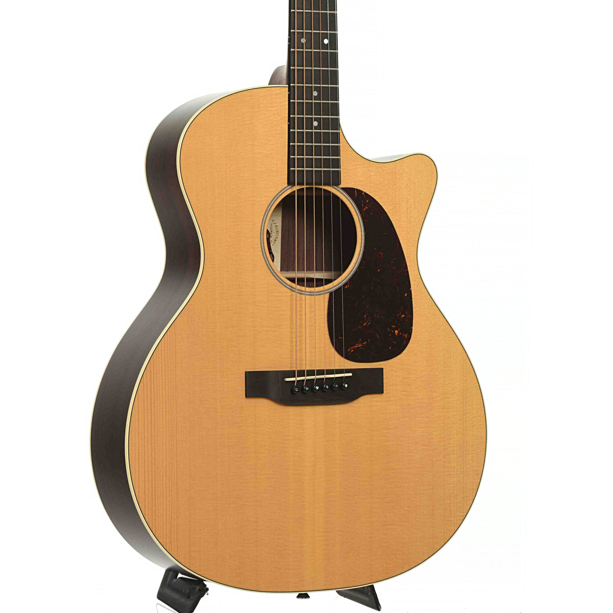 Front & Side of Martin GPC-16E Acoustic Guitar & Gigbag