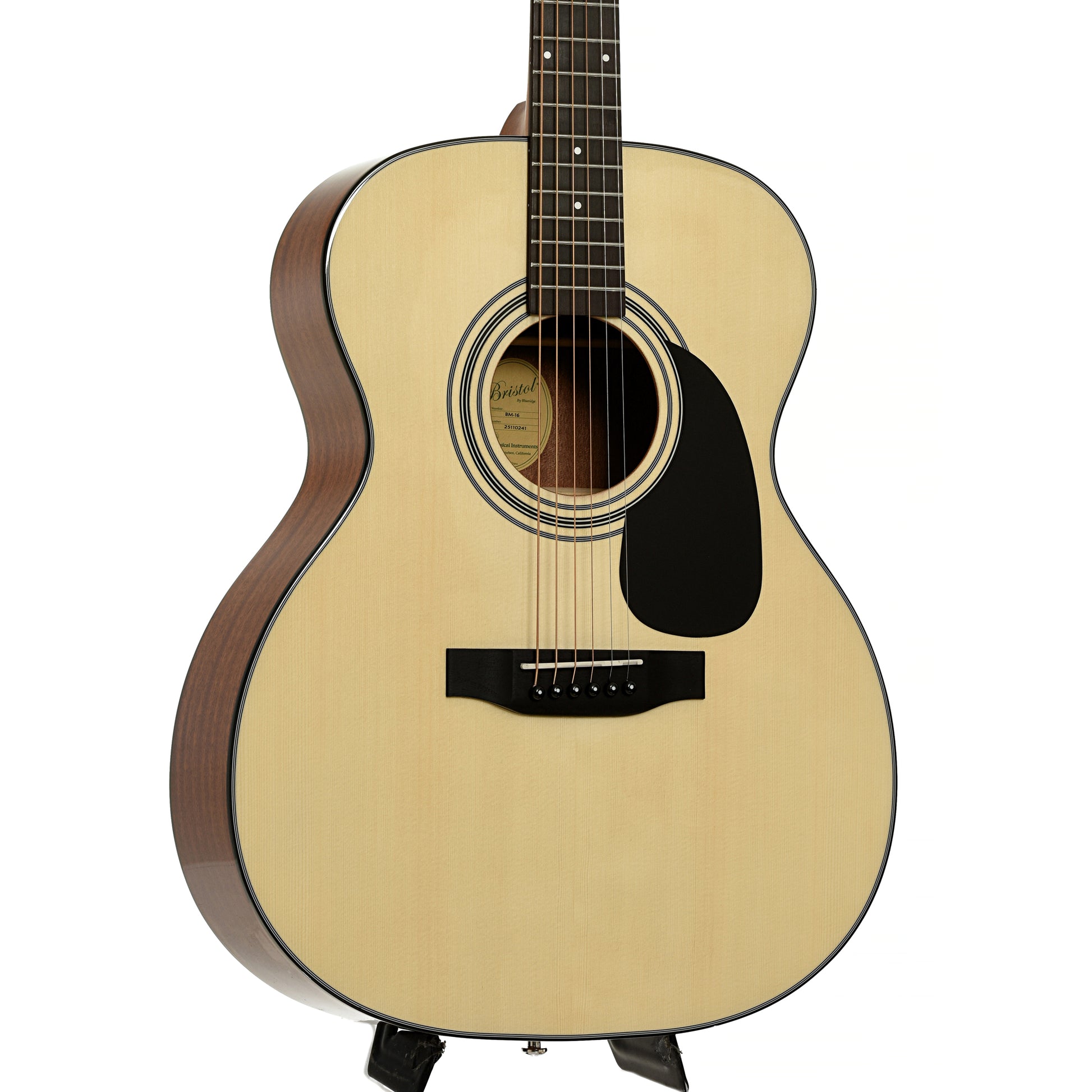 Front and side of Bristol BM-16 000 Guitar