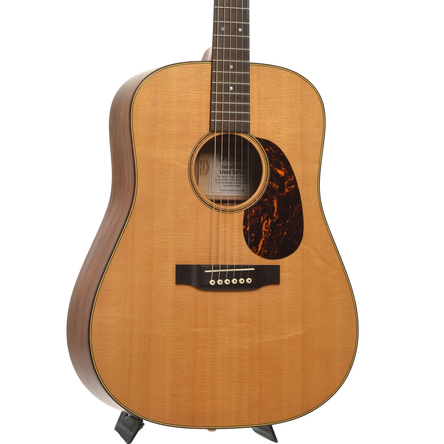 Front and side of Martin SWDGT Acoustic Guitar