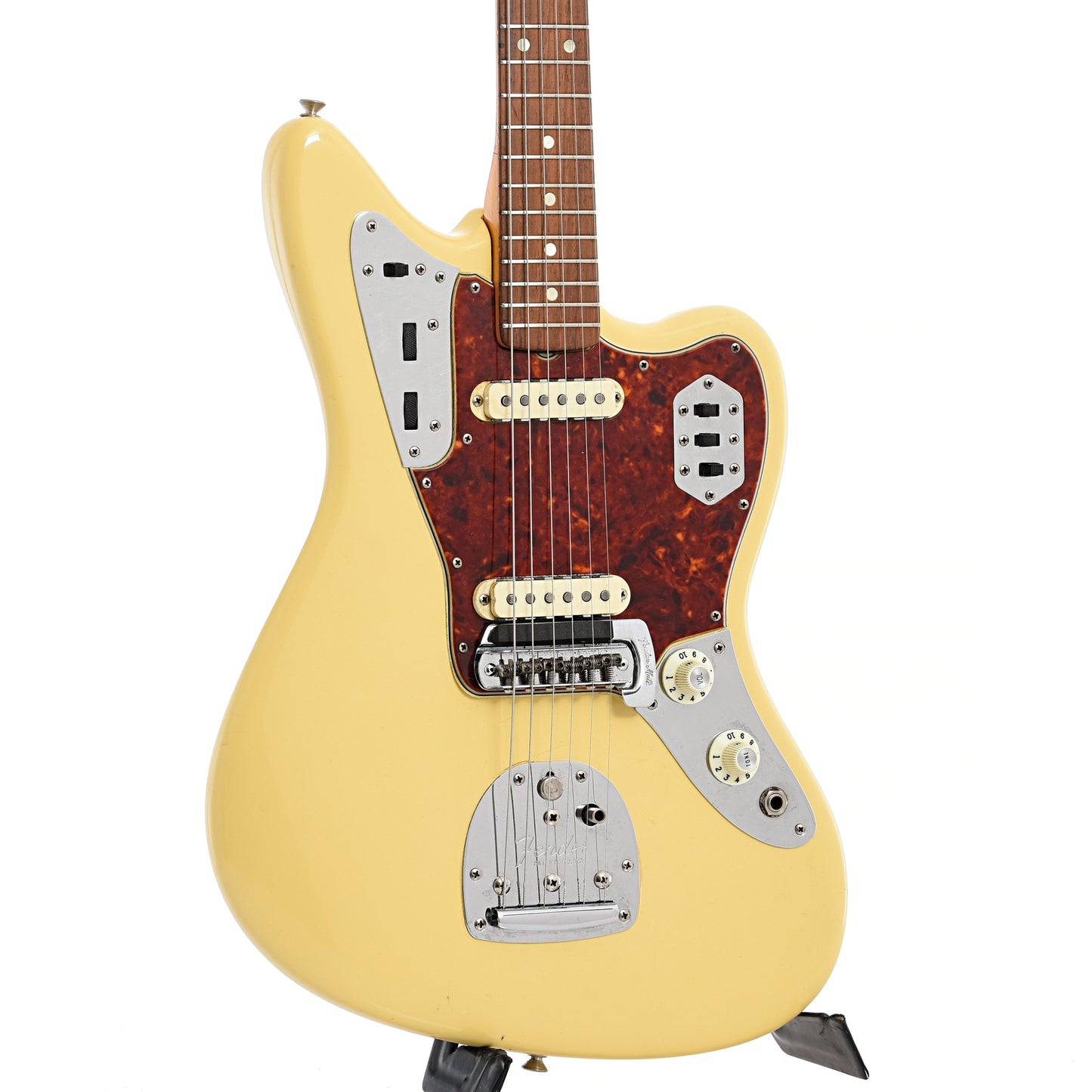 Front and side of Fender Jaguar Electric Guitar (1965)