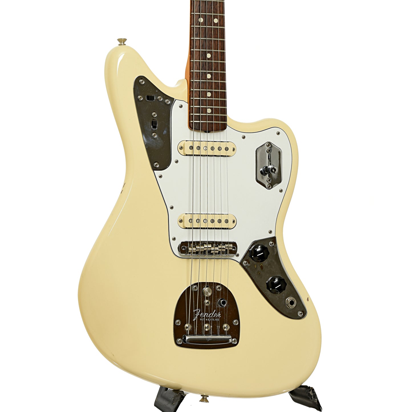 Front and side of Fender Johnny Marr Jaguar Electric Guitar 