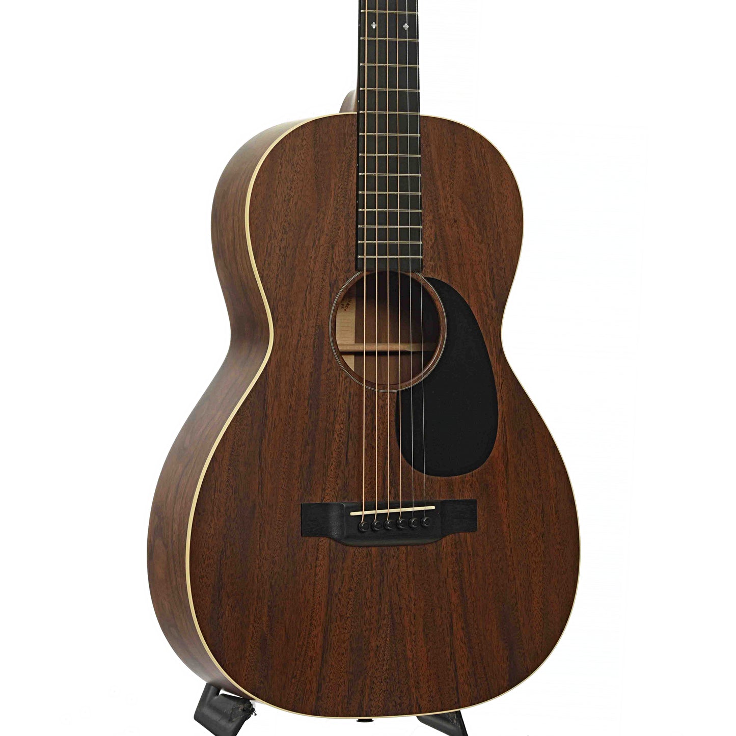 Front and side of Martin Custom 0-17 Walnut