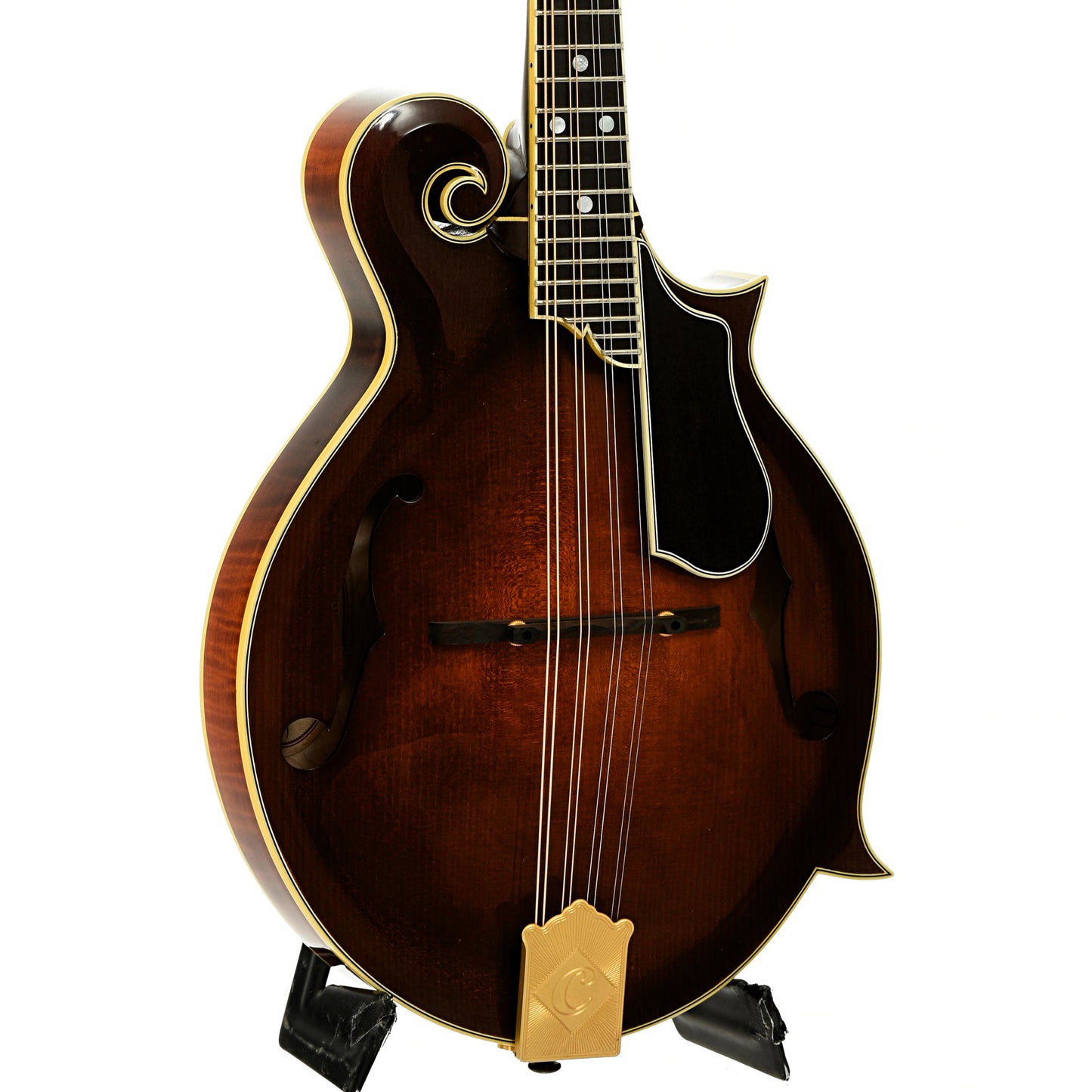 Front and side of Clark F-5 Mandolin 