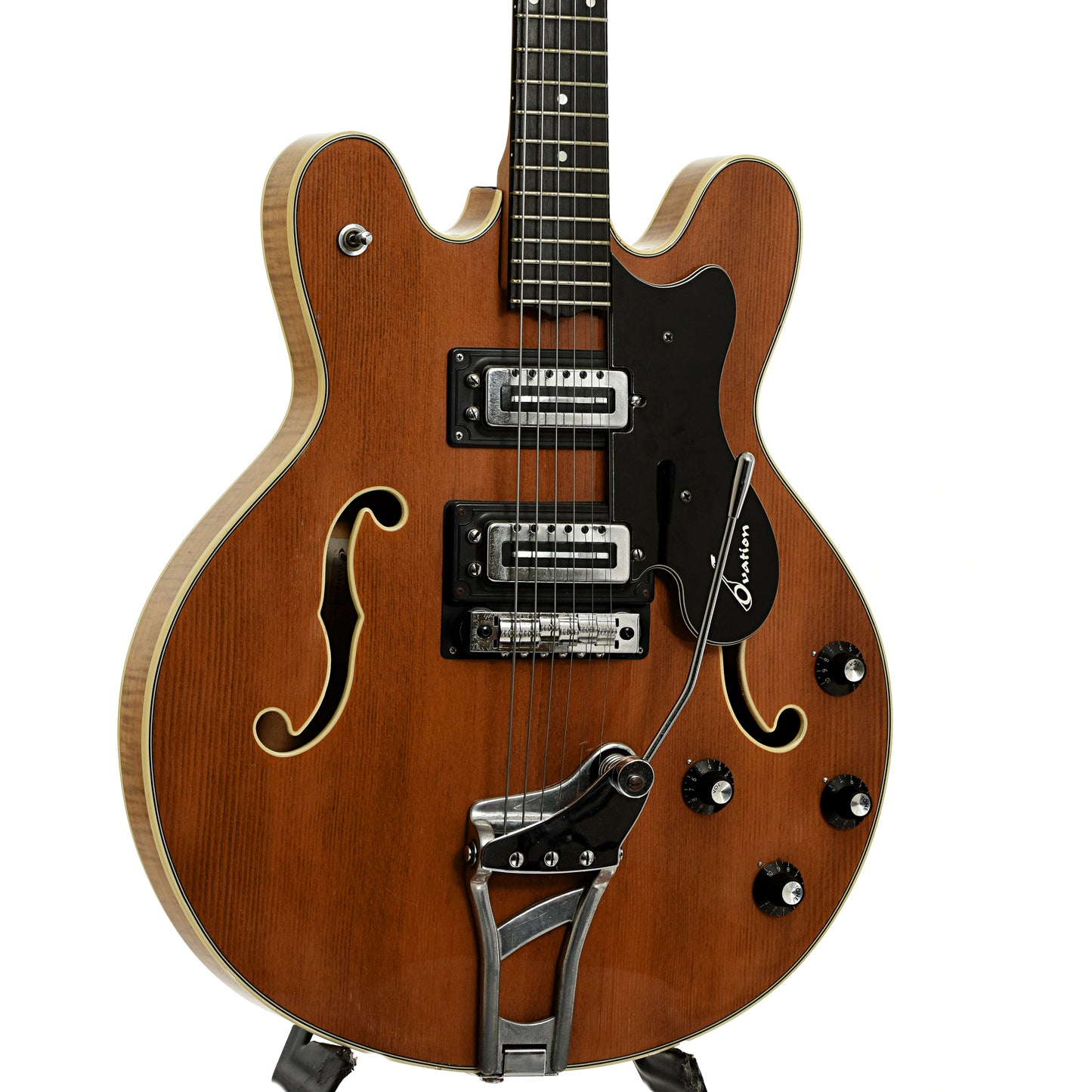 Front and side of Ovation 1232-4 Hollowbody Electric Guita
