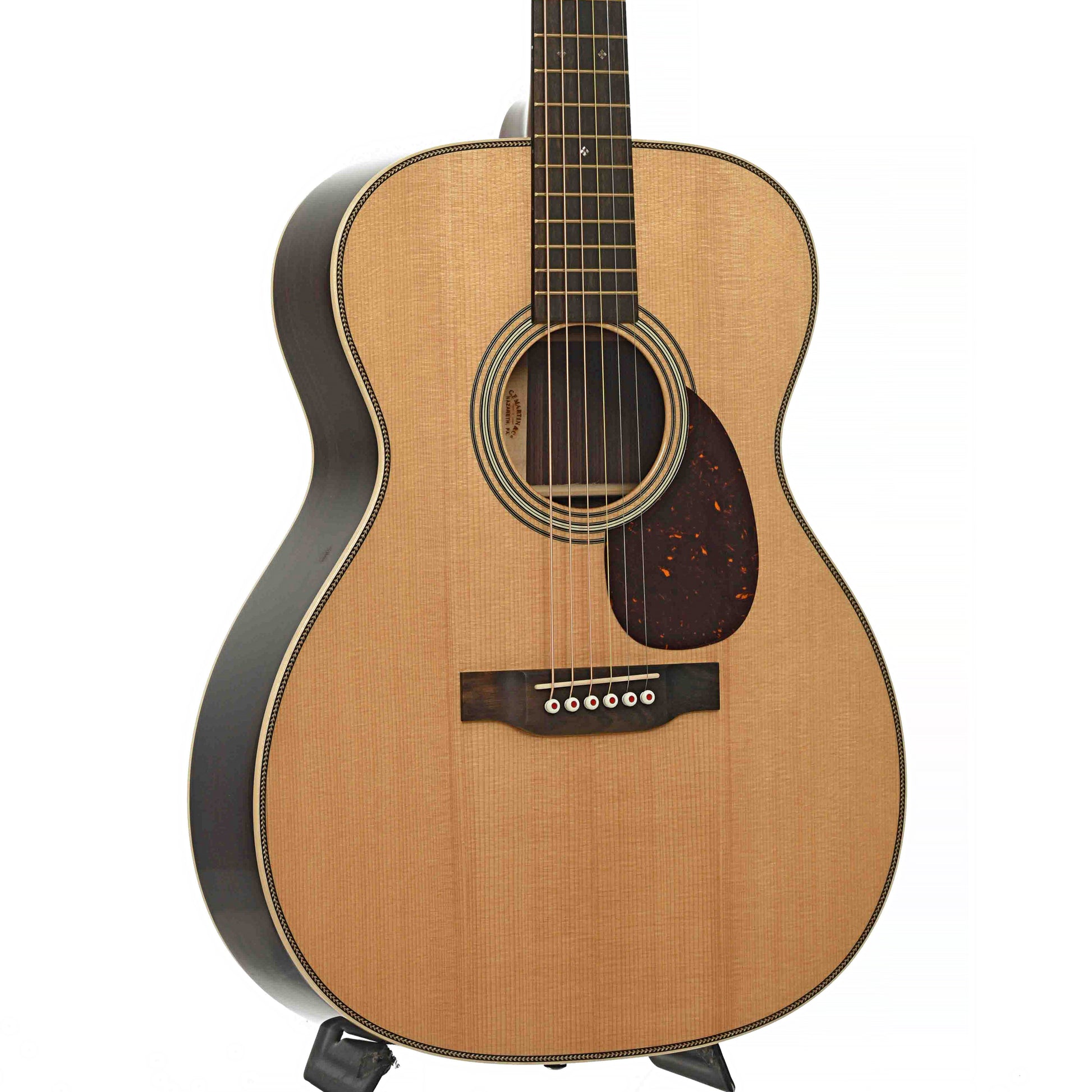 Front and side of Martin OM-28 Modern Deluxe