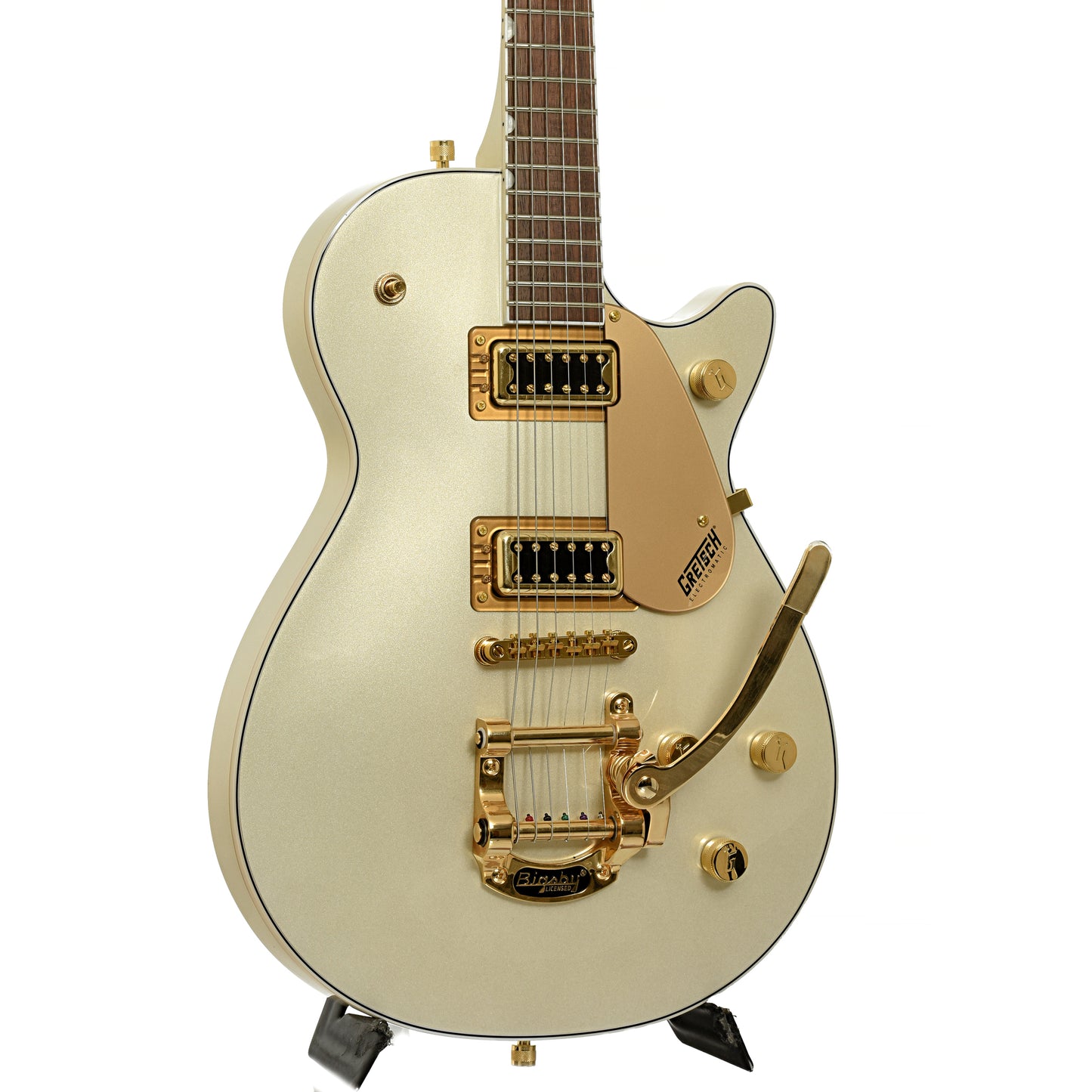 Front and side of Gretsch Electromatic Pristine LTD Jet Electric Guitar