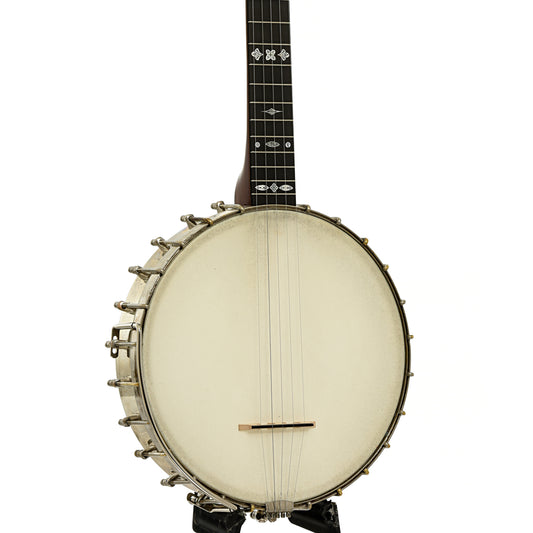 Front and side of Fairbanks Senator No.1 Open Back Banjo 