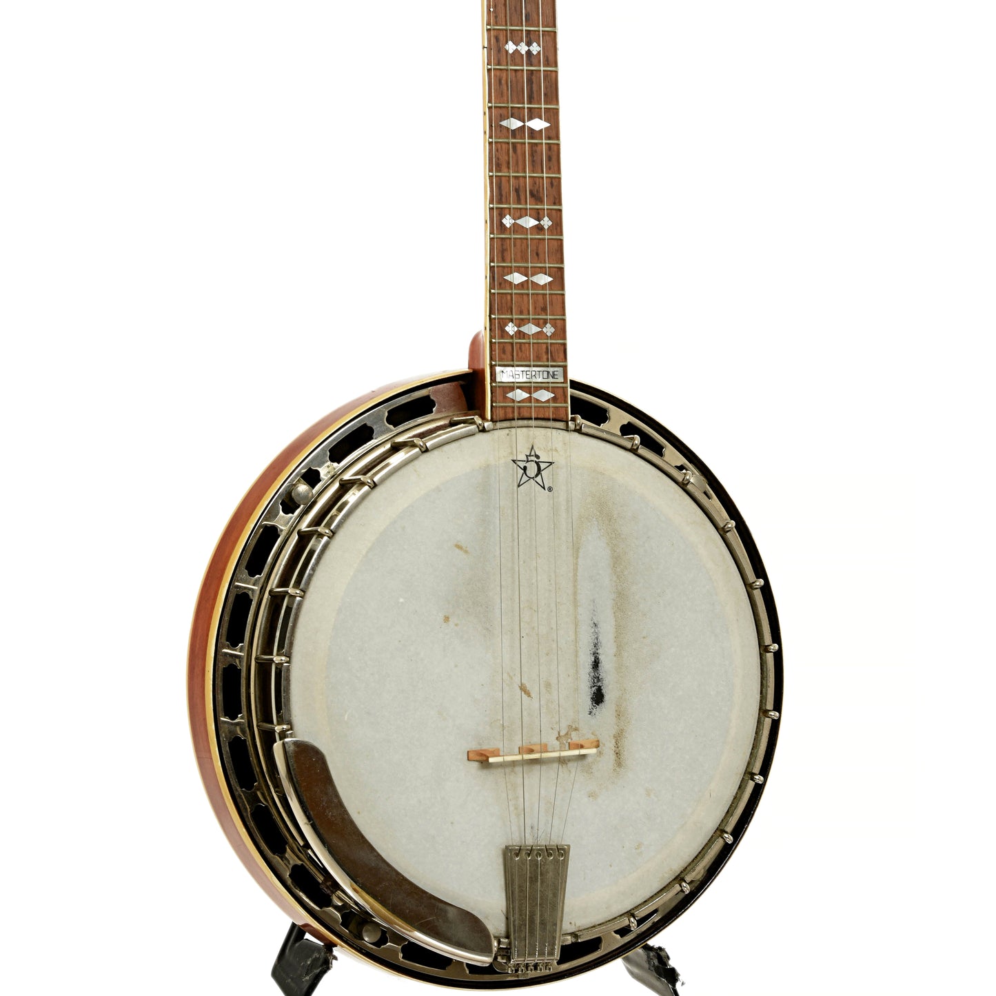 Front and side of Gibson TB-3 Conversion Banjo 