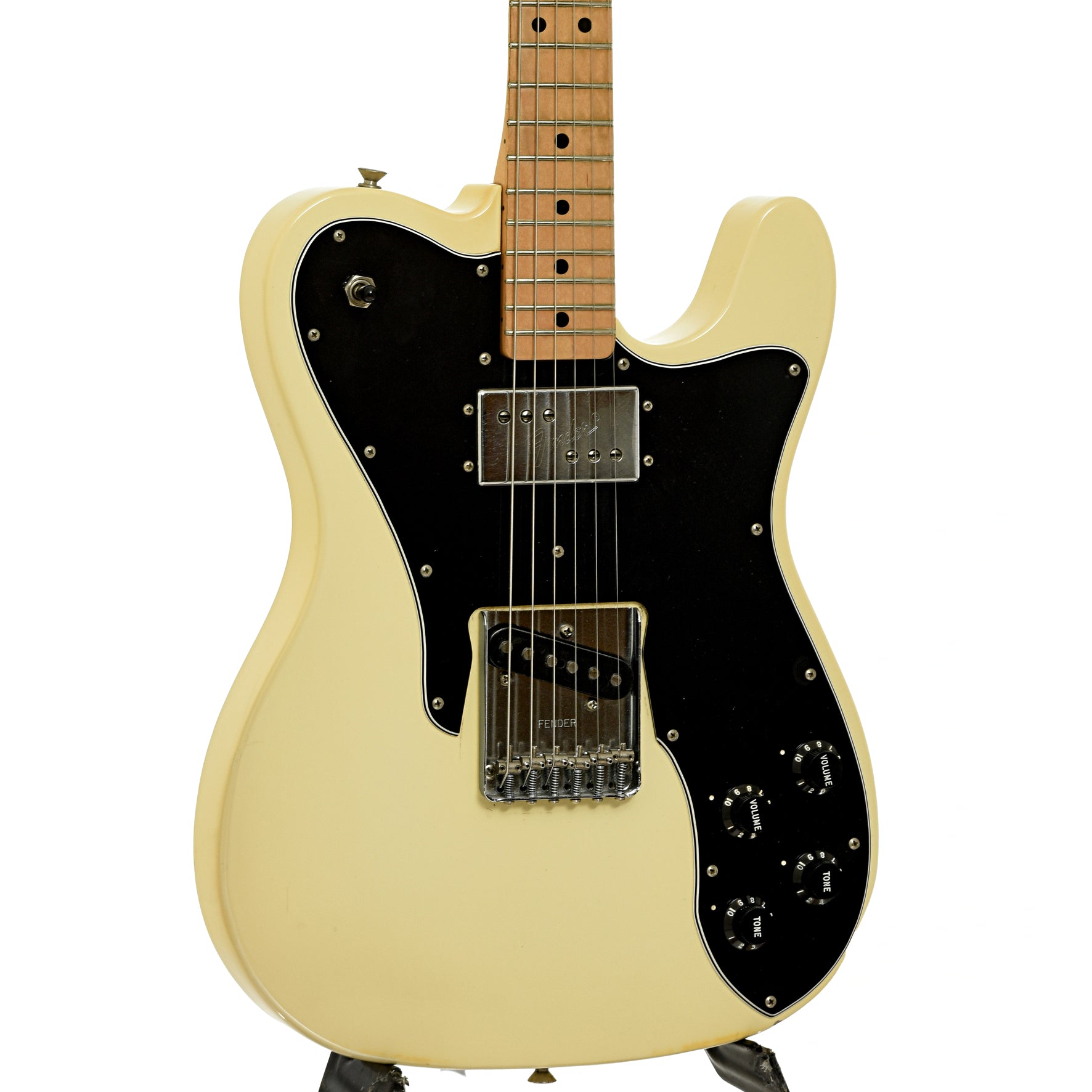 Front and side of Fender Telecaster Custom Electric Guitar