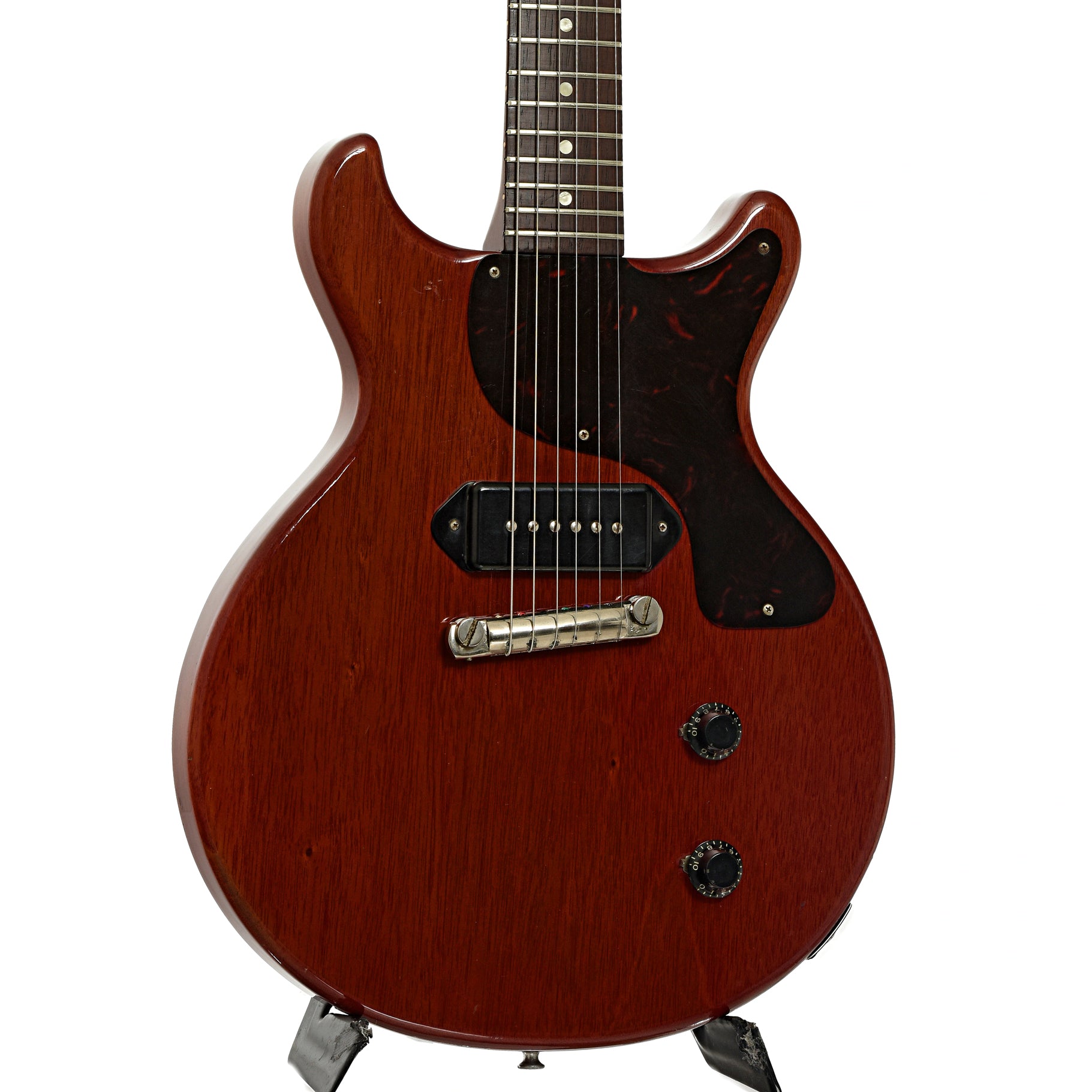 Front and side of Gibson Les Paul Jr. Electric Guitar