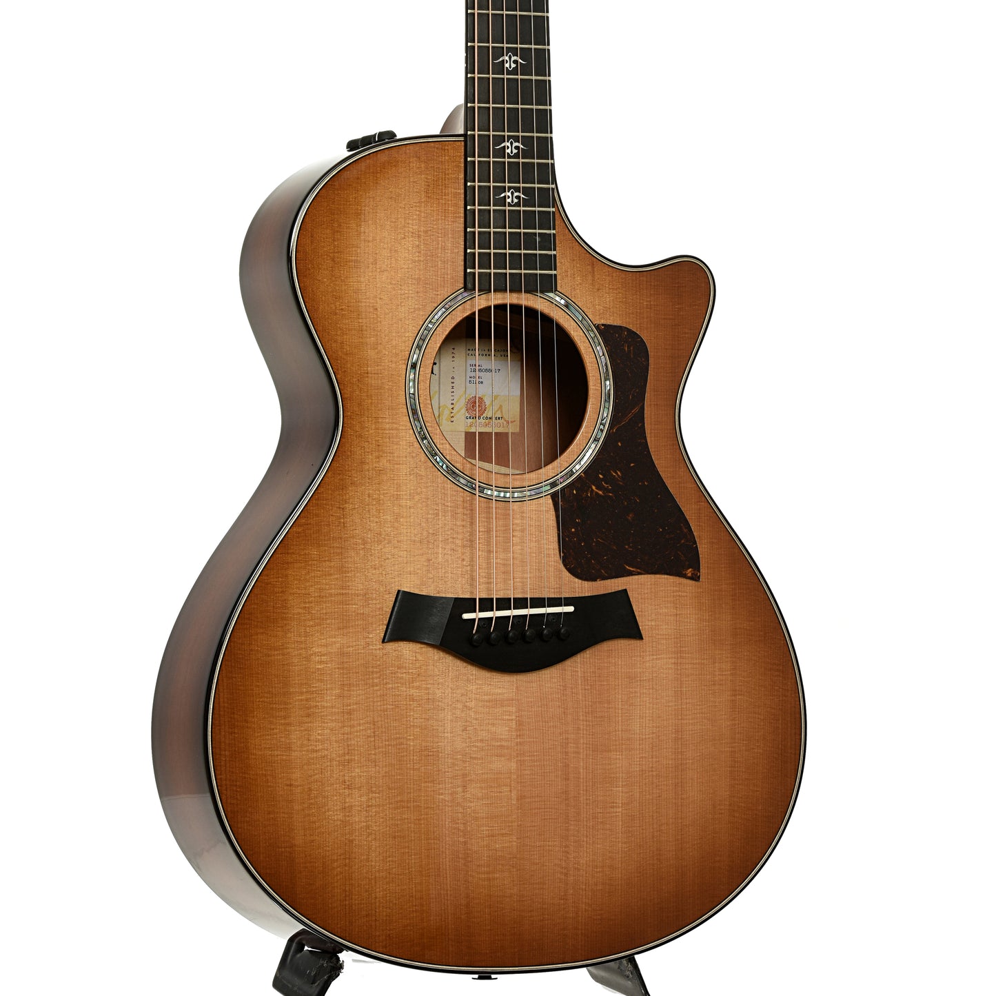 Front and side of Taylor 512CE Acoustic Guitar 