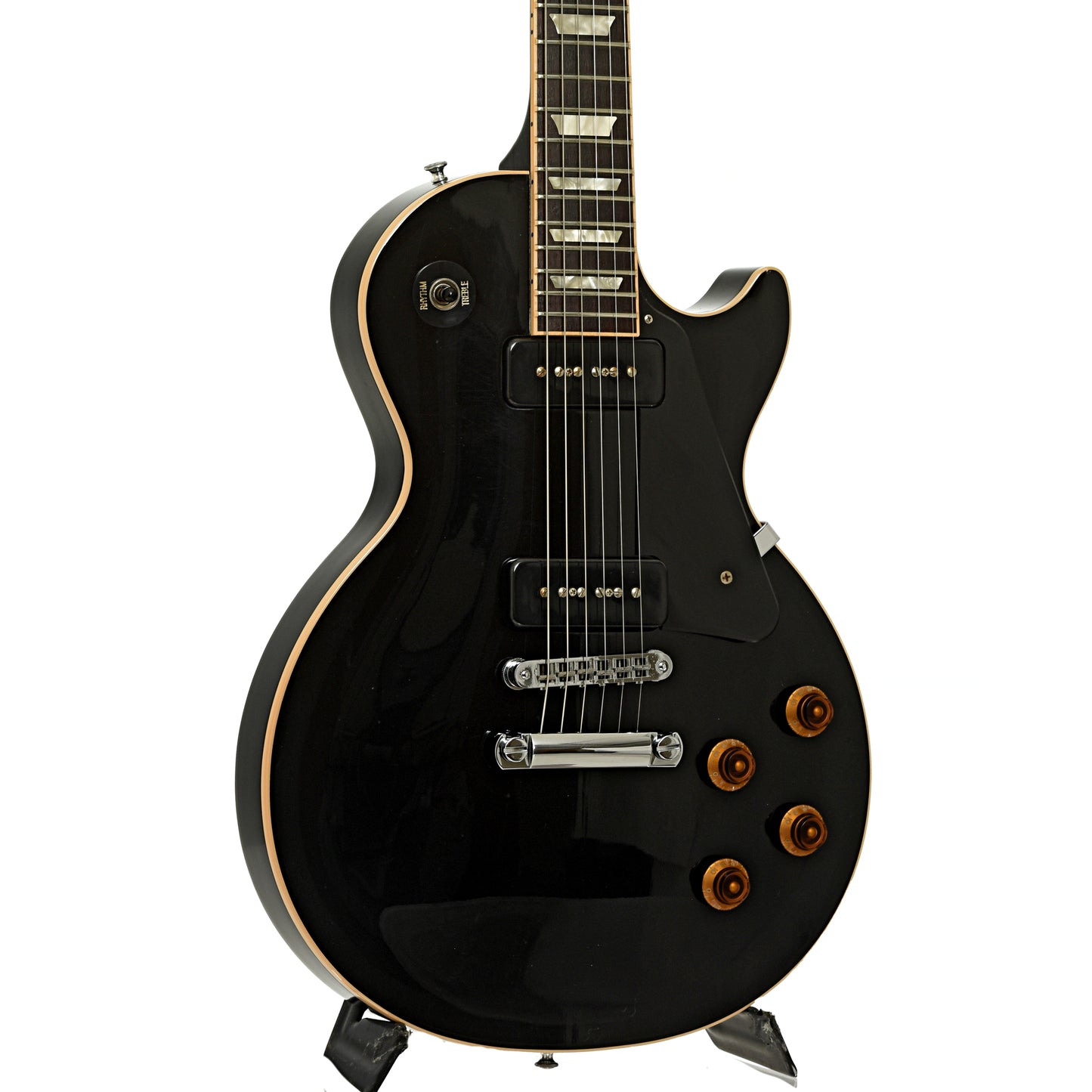 Front and side of Gibson Les Paul Traditional Pro P90 Electric Guitar 