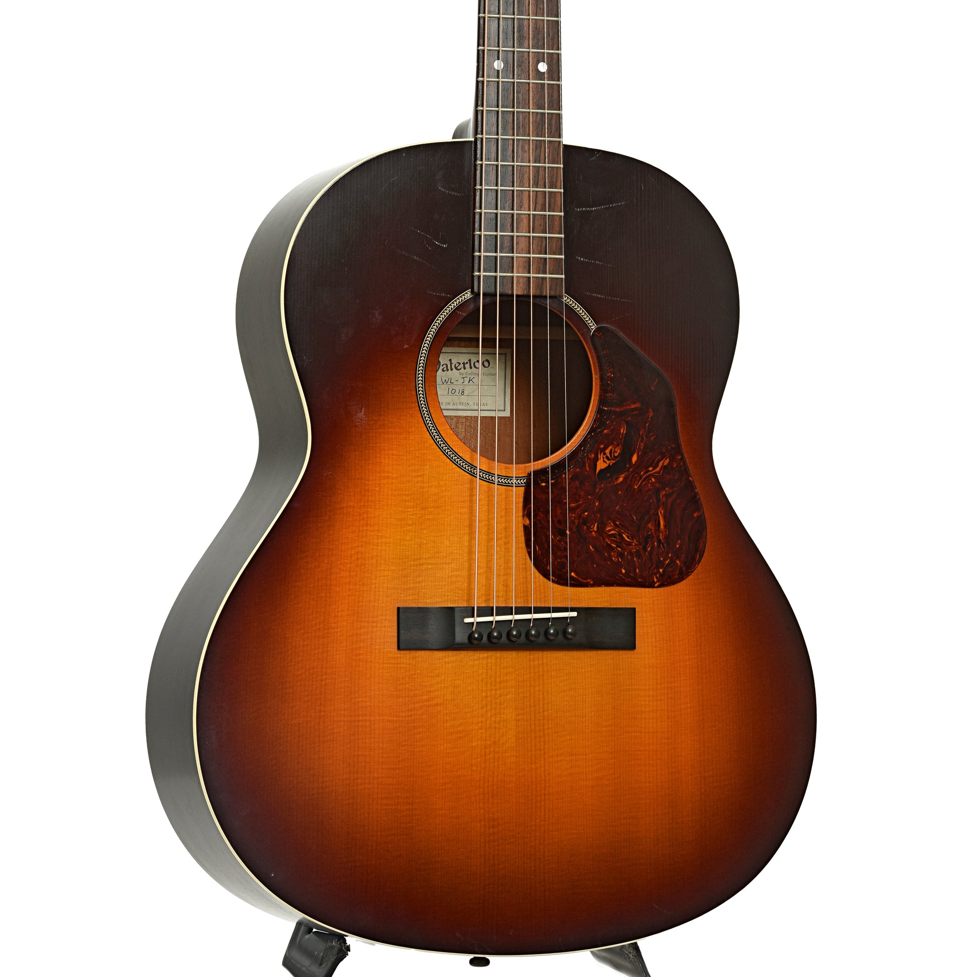 Front and side of Waterloo WL-JK Acoustic Guitar 