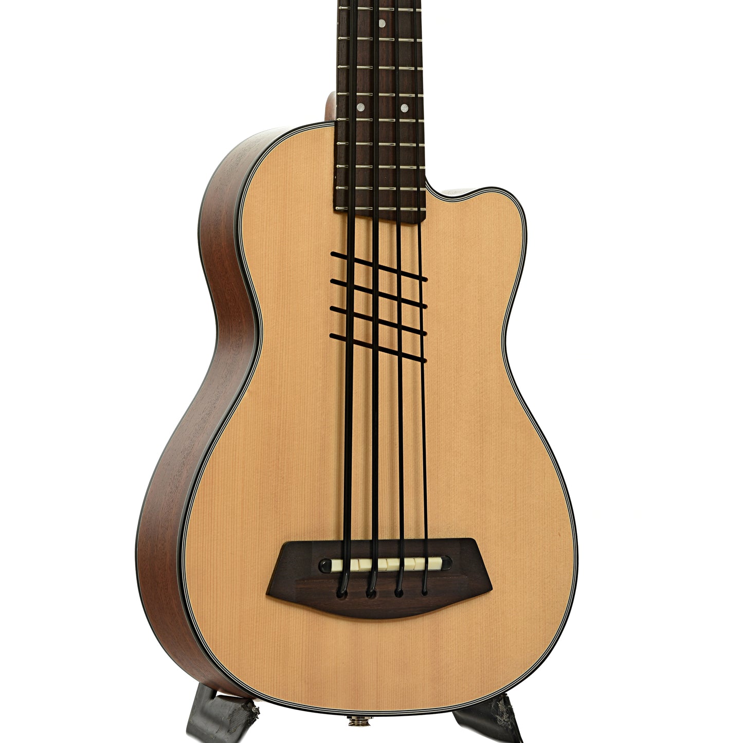 Front and side of Kala Hutch Hutchinson U-Bass Acoustic-Electric Bass