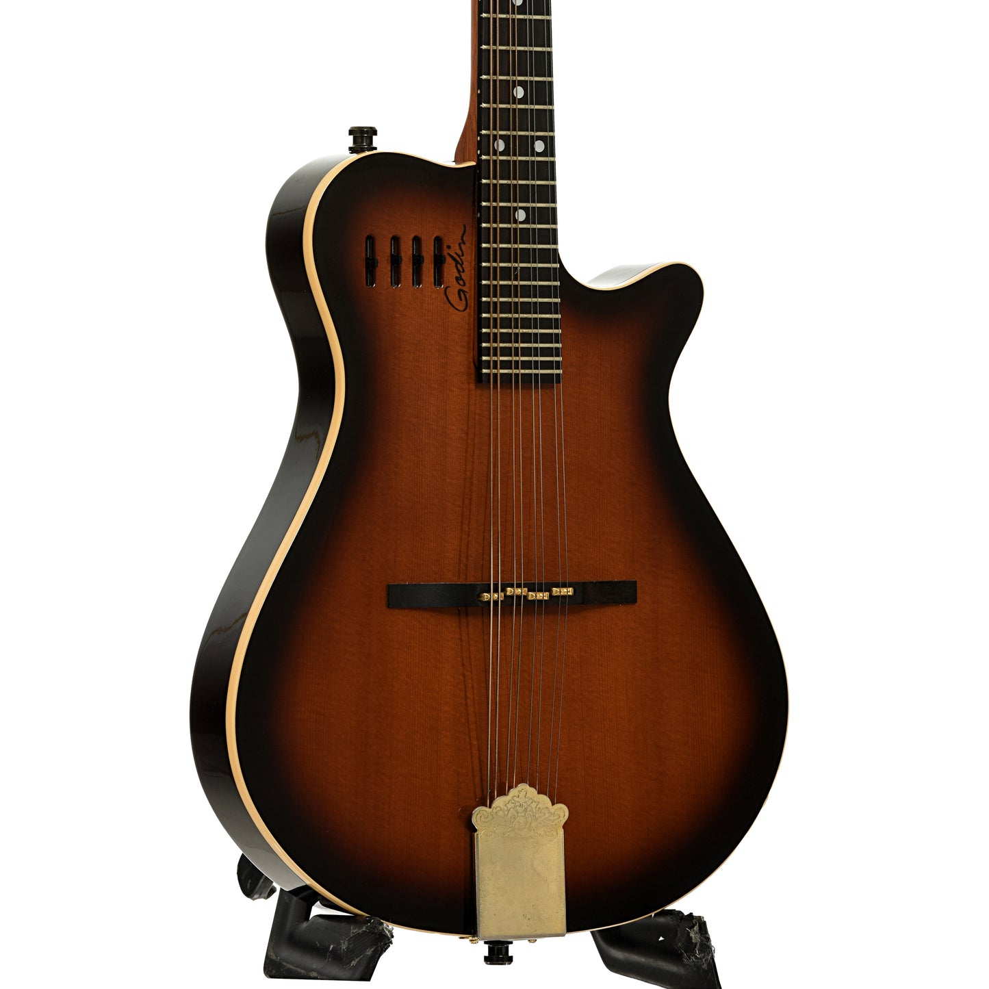 Front and side of Godin A-8 Acoustic-Electric Mandolin 