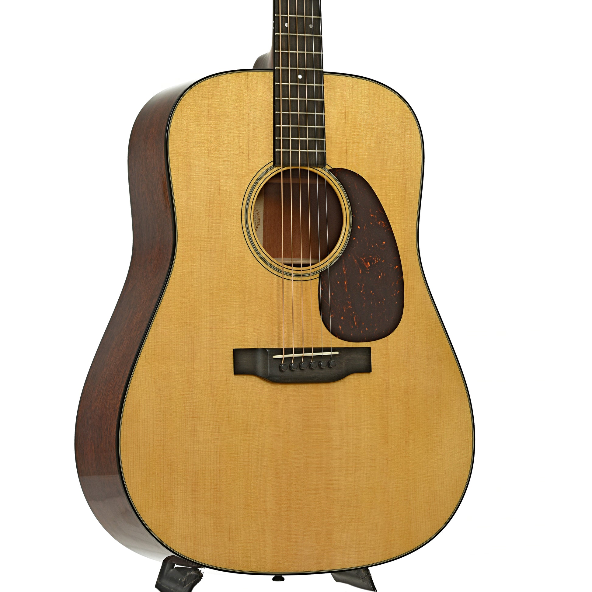 Front and side of Martin D-18 Acoustic Guitar 