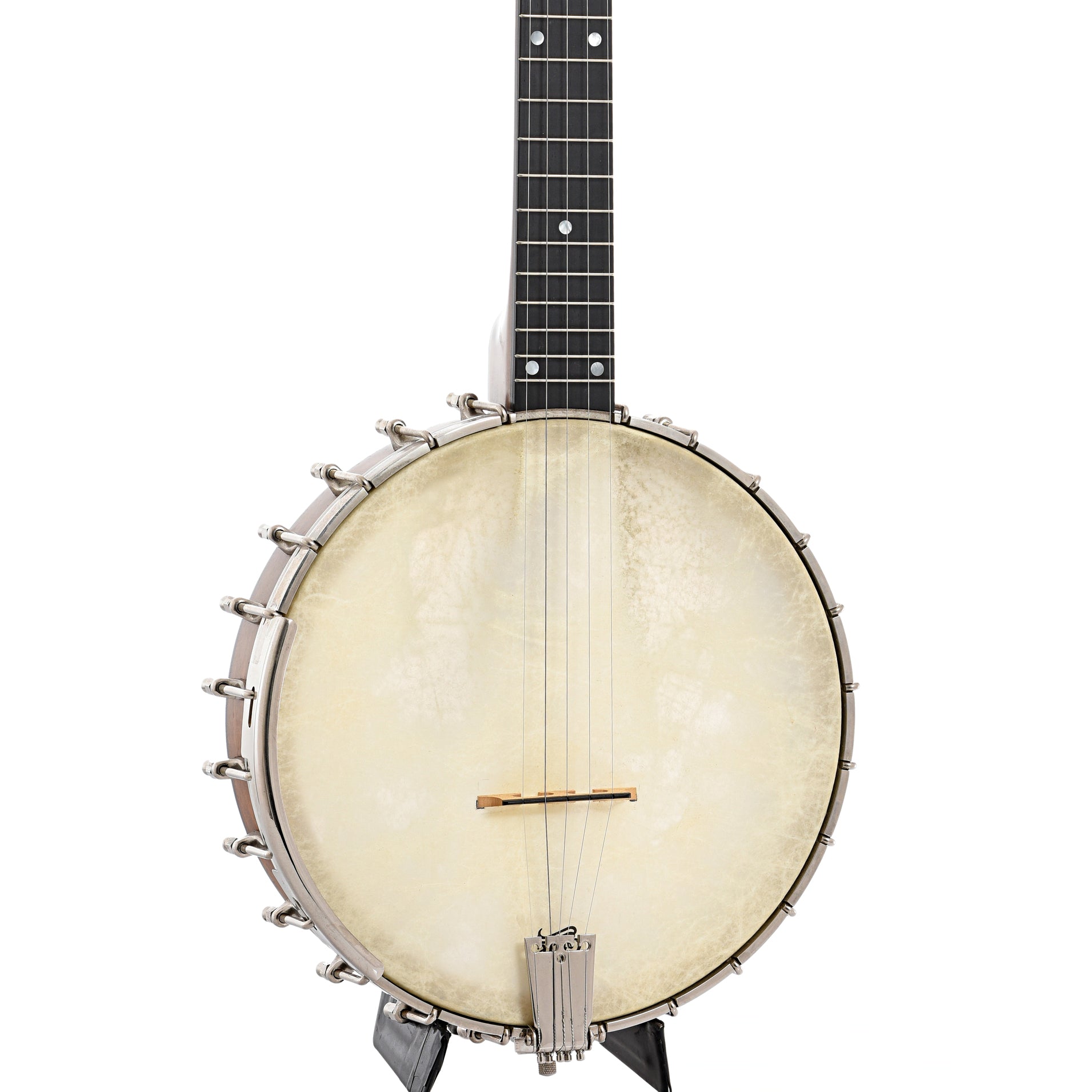front and side of Bart Reiter Special Open Back Banjo