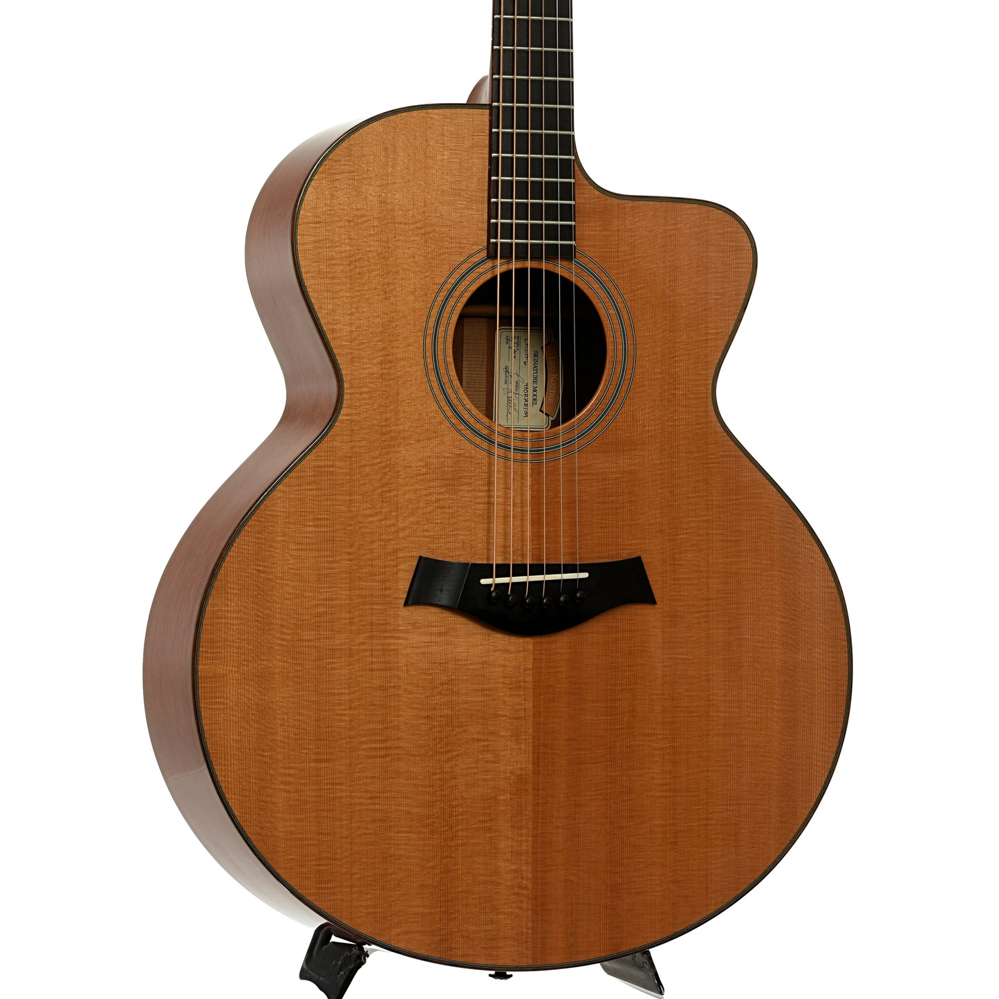 Front and side of Taylor LKSM-6 Leo Kottke Signature Model