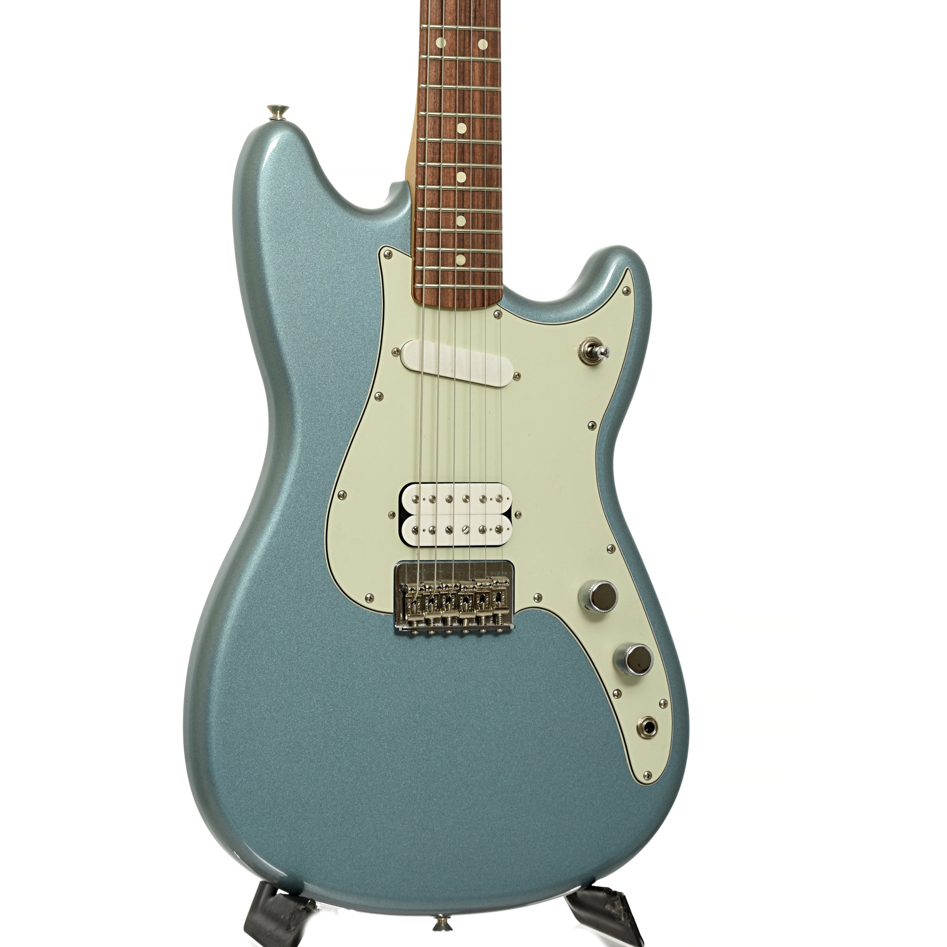 Front and side of Fender Duo-Sonic Electric Guitar 