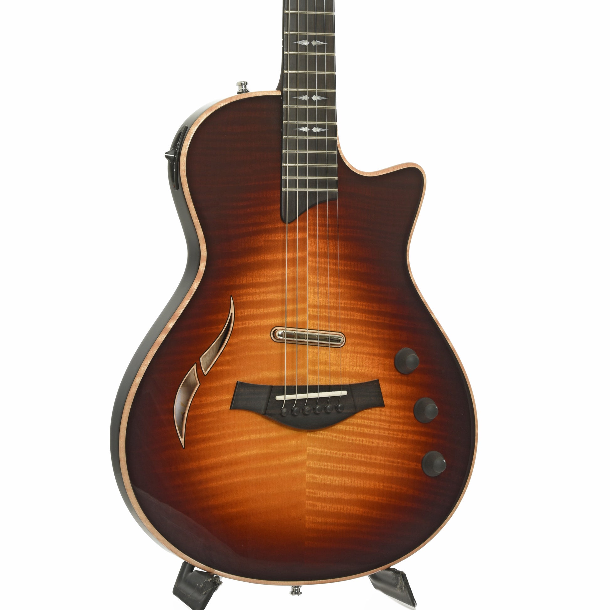 Front and side of Taylor T5Z Pro Hollowbody Electric Guitar 