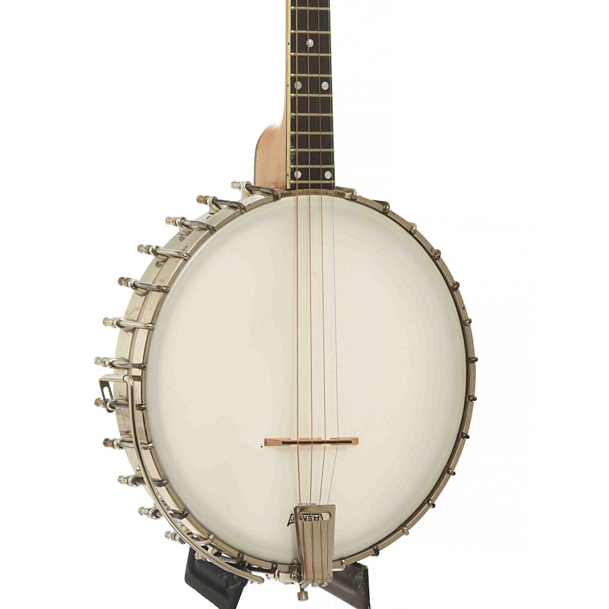 Front & Side of Vega Whyte Laydie Style R Tenor Banjo