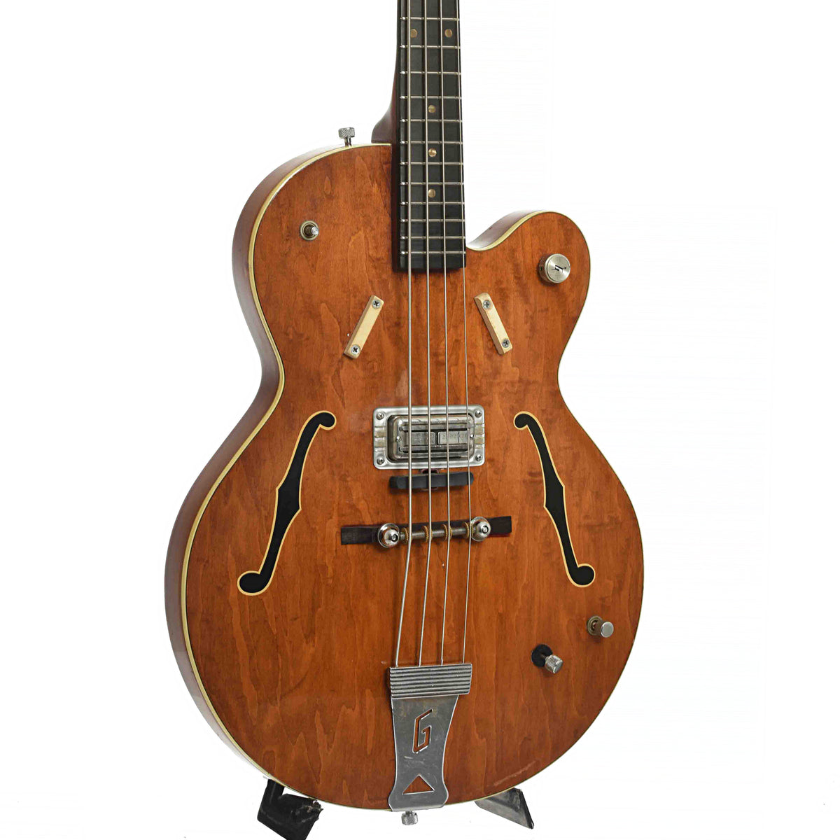 Front & Side of Gretsch 6071 Hollowbody Electric Bass