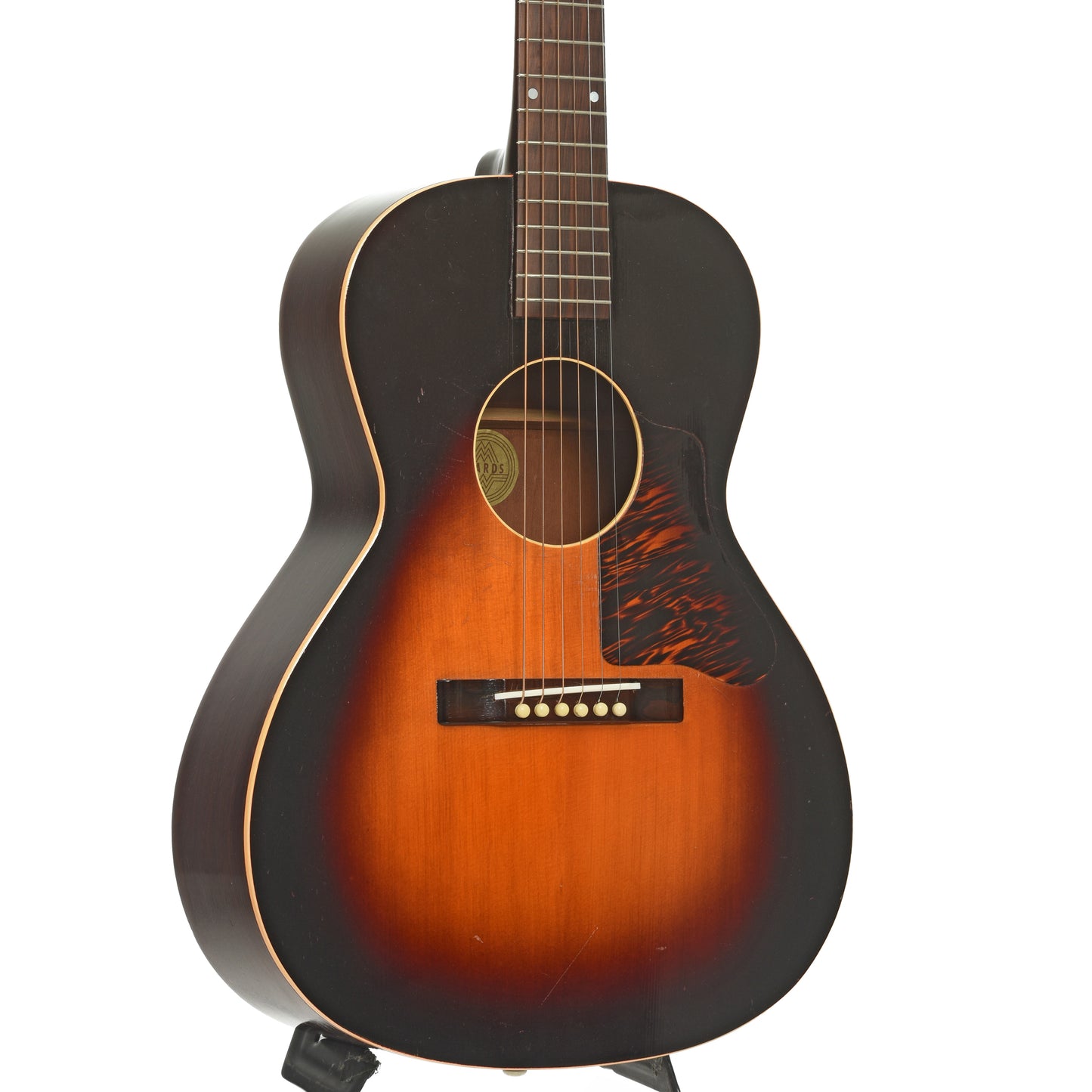 Front and side of Carson J. Robison Model 1281 Acoustic Guitar