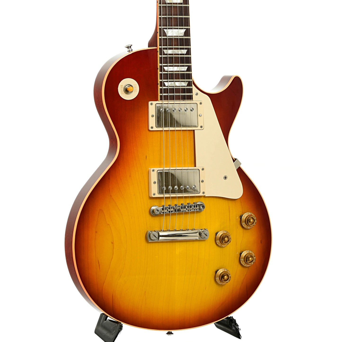 Front and side of Gibson Les Paul R8 Plain Top Electric Guitar