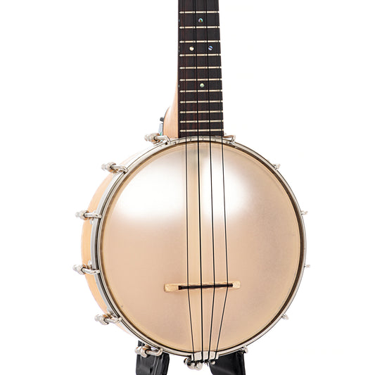 Front and side of M.L. Neal Tenor Banjo Ukulele (c.2020s)