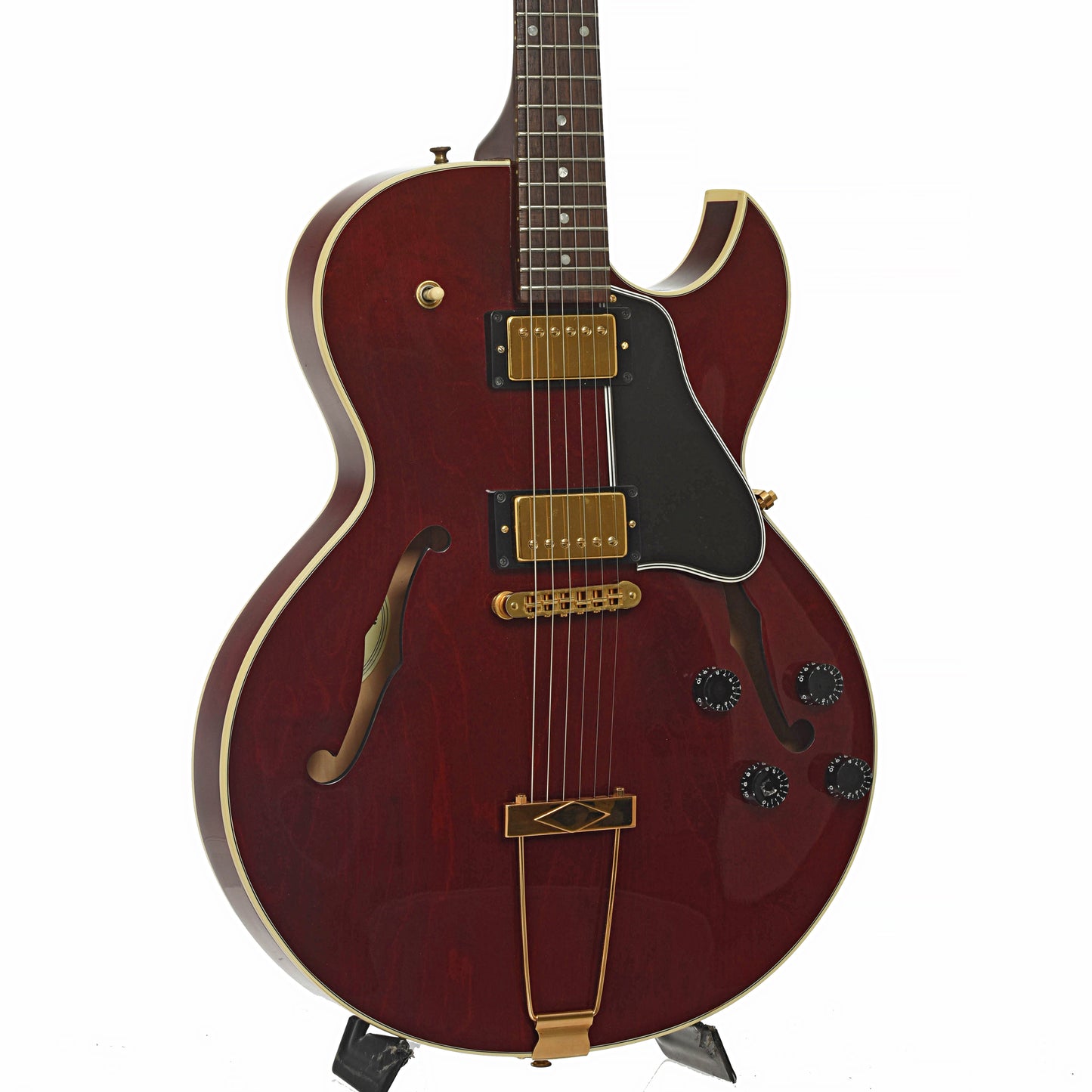 Front and side of Gibson ES-135 Hollowbody Electric Guitar