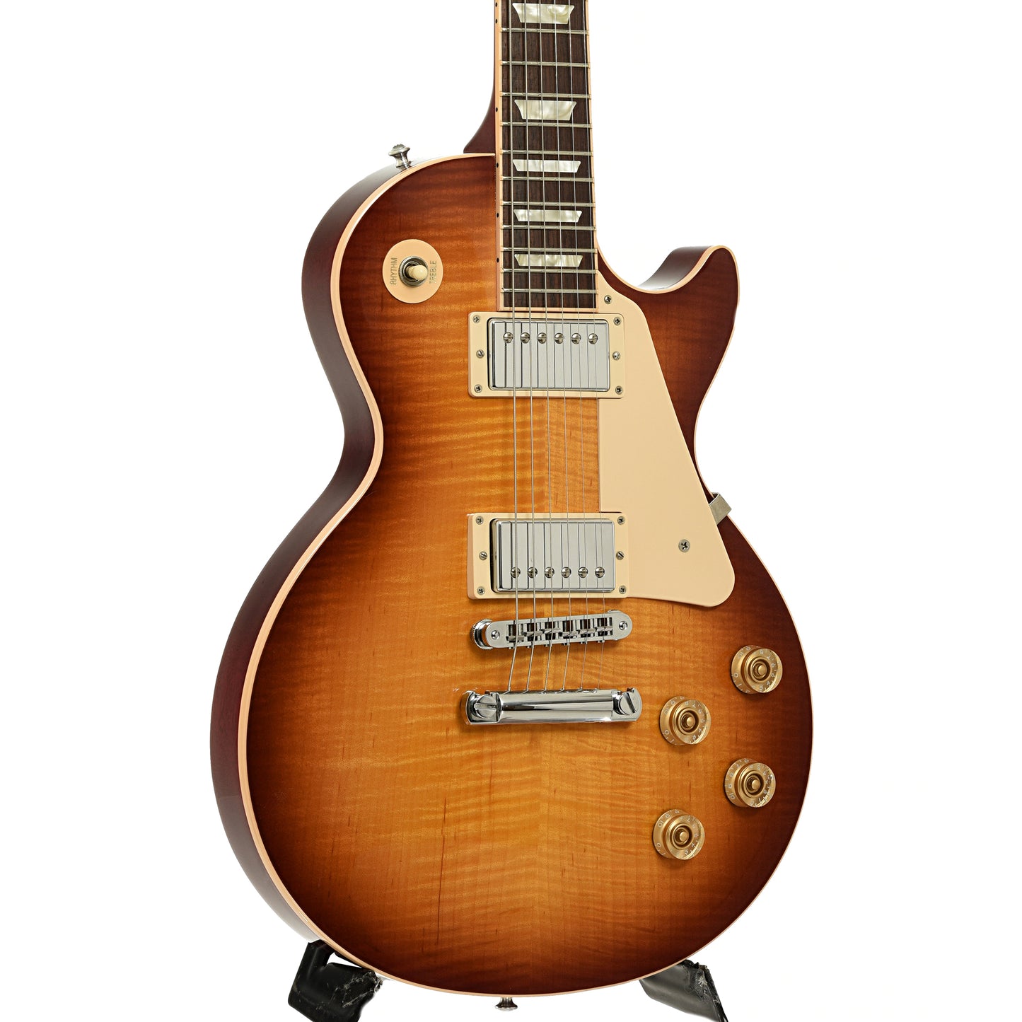 Front and  side of Gibson Les Paul Traditional Plus Electric Guitar 