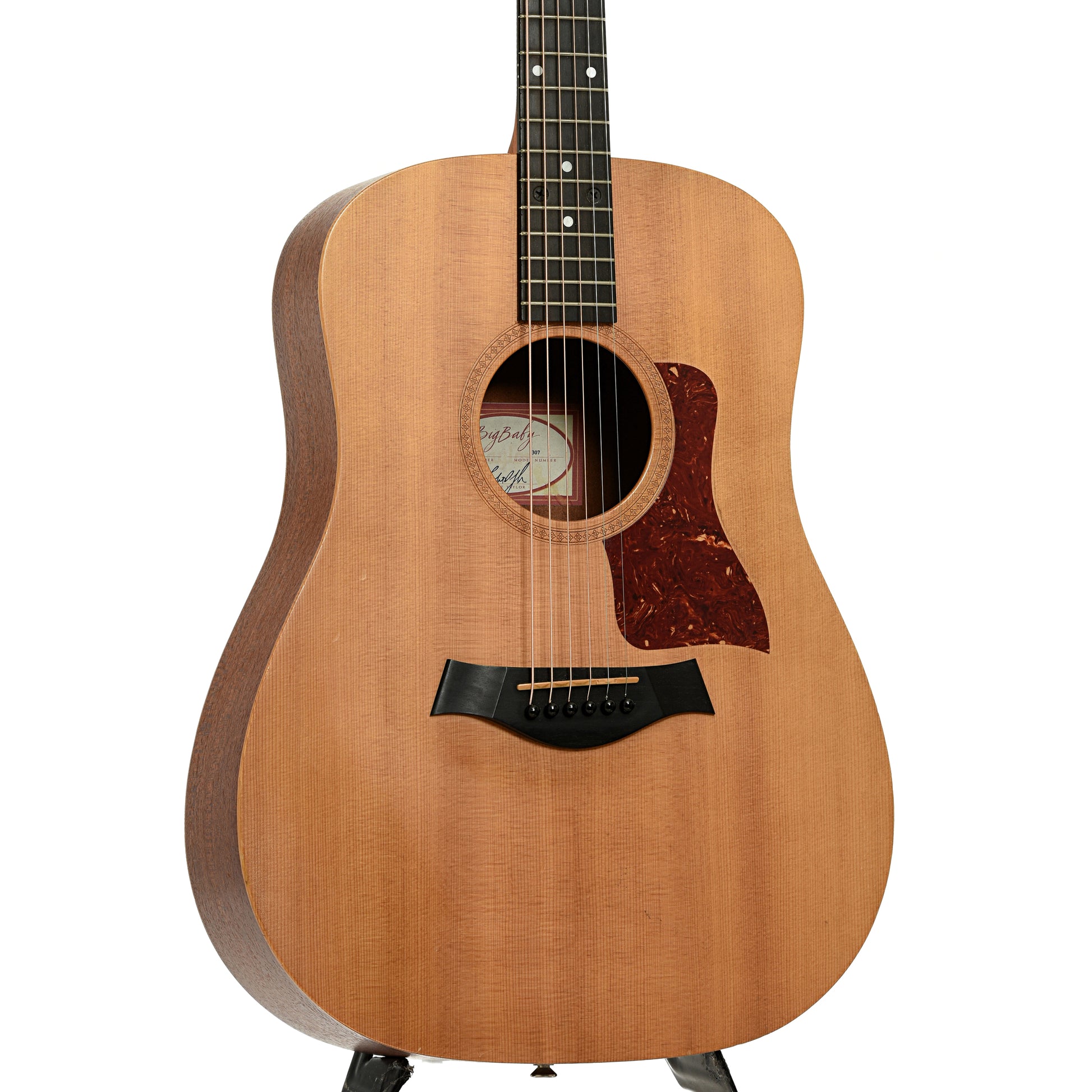 Front and side of Taylor Big Baby 307 Acoustic Guitar